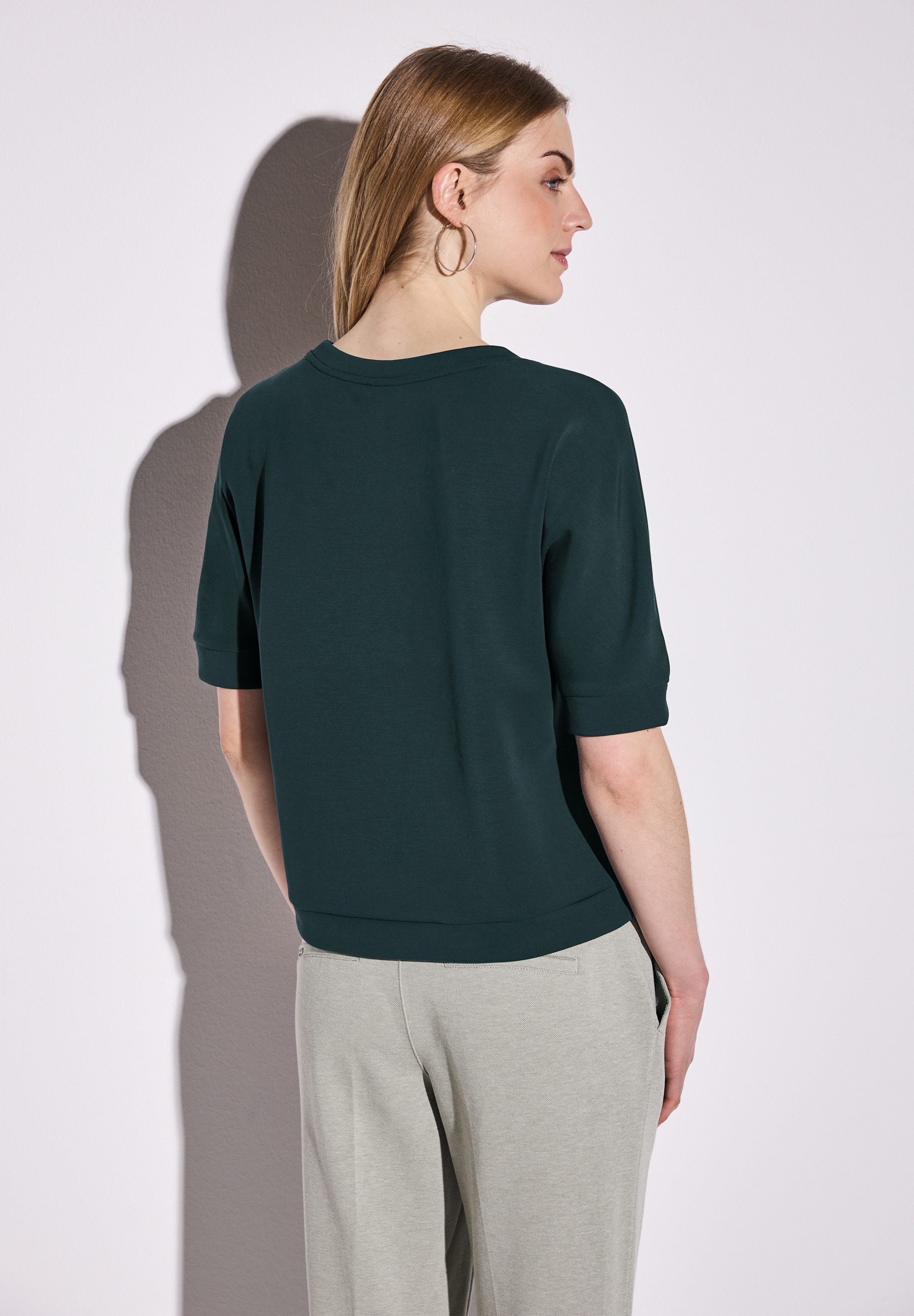 STREET ONE Sweatshirt, mit Tunnelzug am Saum