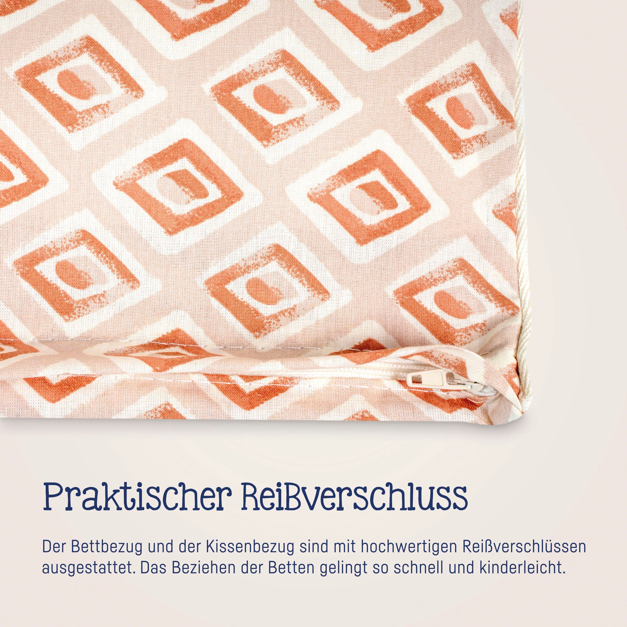 Julius Zöllner Kinderbettwäsche »Baby- und Kinderbettwäsche aus 100% Bio-Baumwolle«, erhältlich in den Grössen 80x80+35x40cm und 100x135+40x60cm