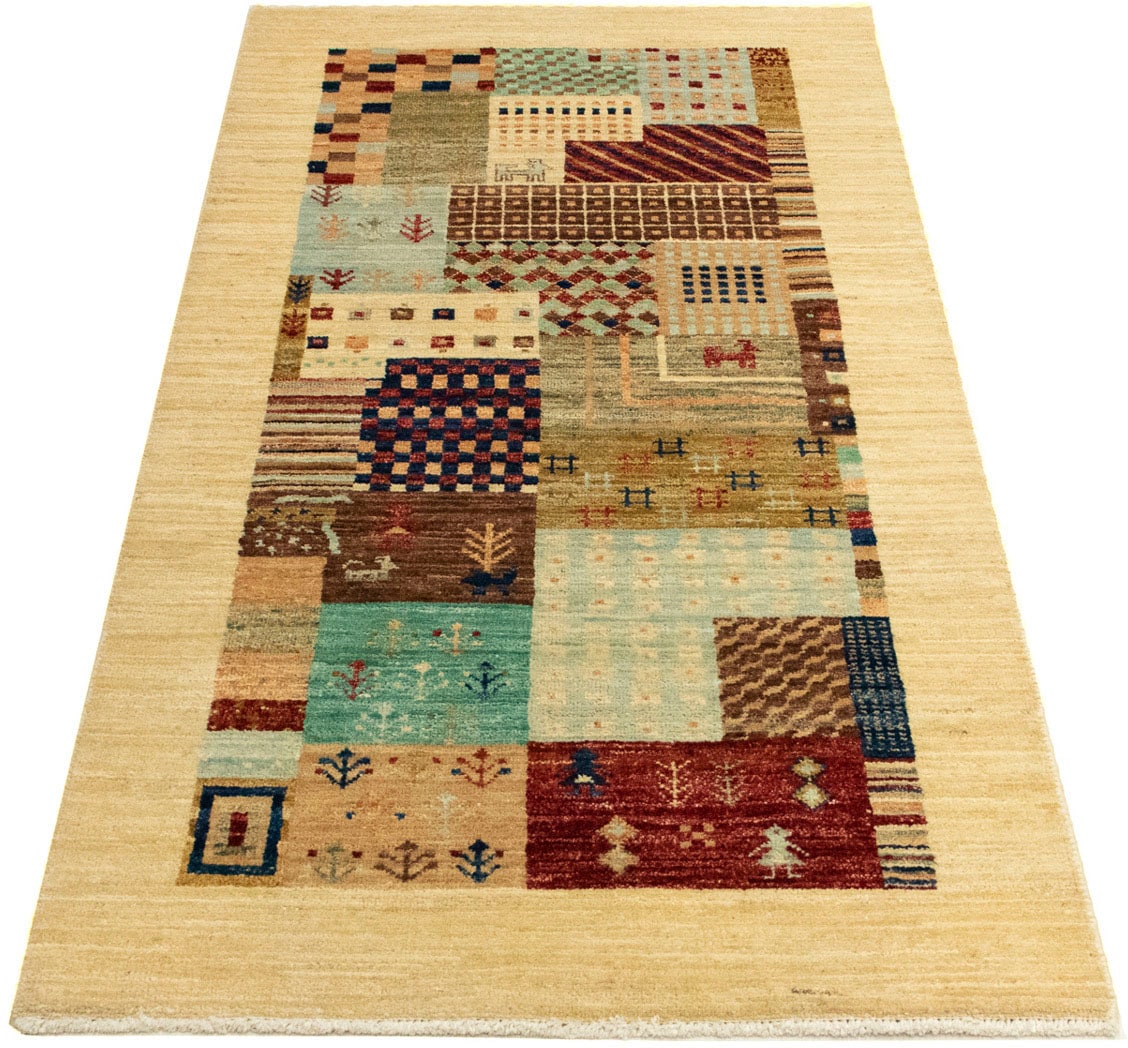 Designteppich »Designer - 137 x 70 cm - beige«, rechteckig, 8 mm Höhe, Wohnzimmer,...