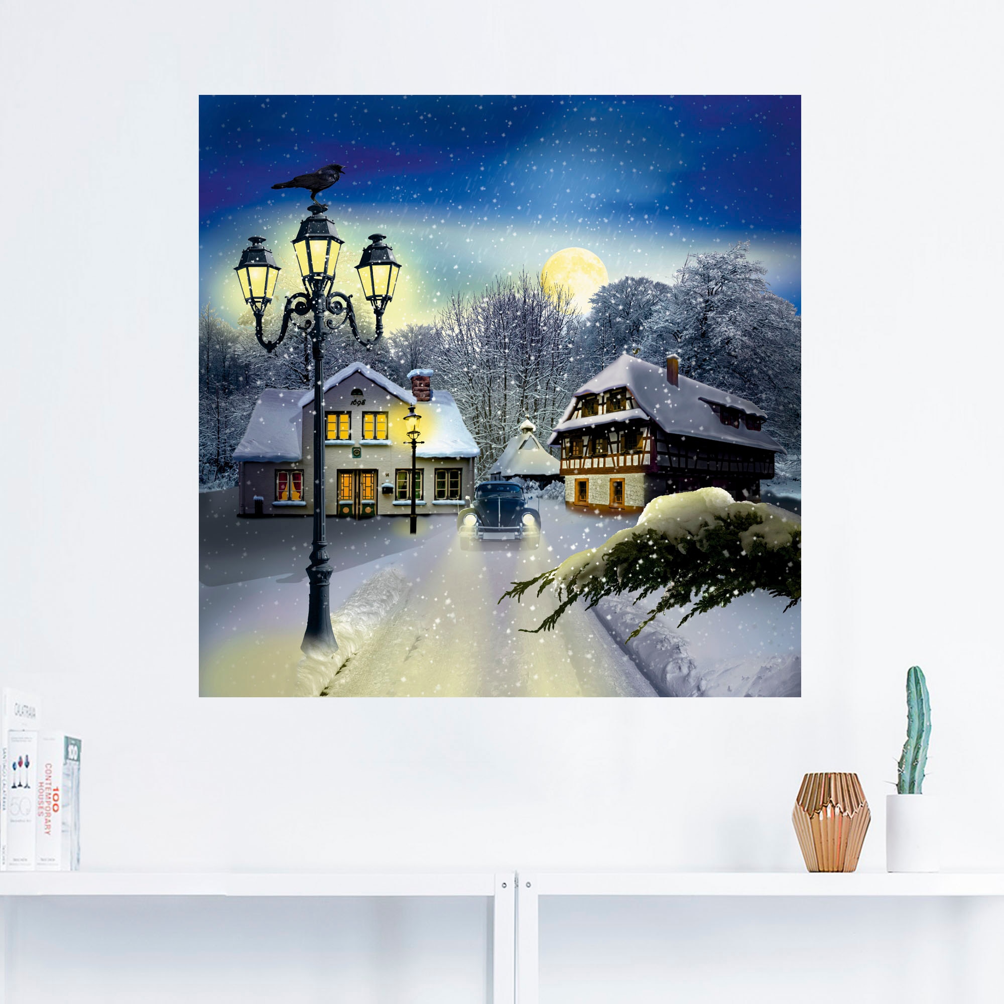 Artland Wandbild »Winterzeit«, Vier Jahreszeiten, (1 St.), als Leinwandbild, Poster, Wandaufkleber in verschied. Grössen