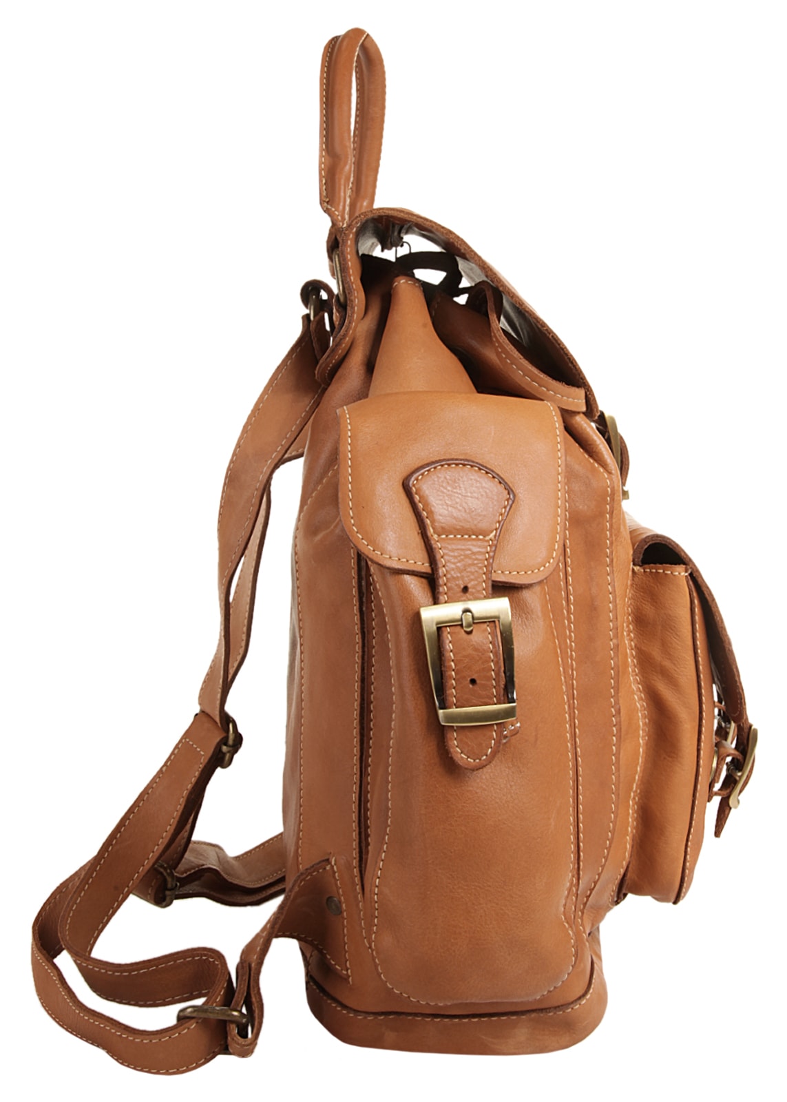 Cluty Cityrucksack, echt Leder, Made in Italy