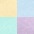 lila, mint, blue, gelb