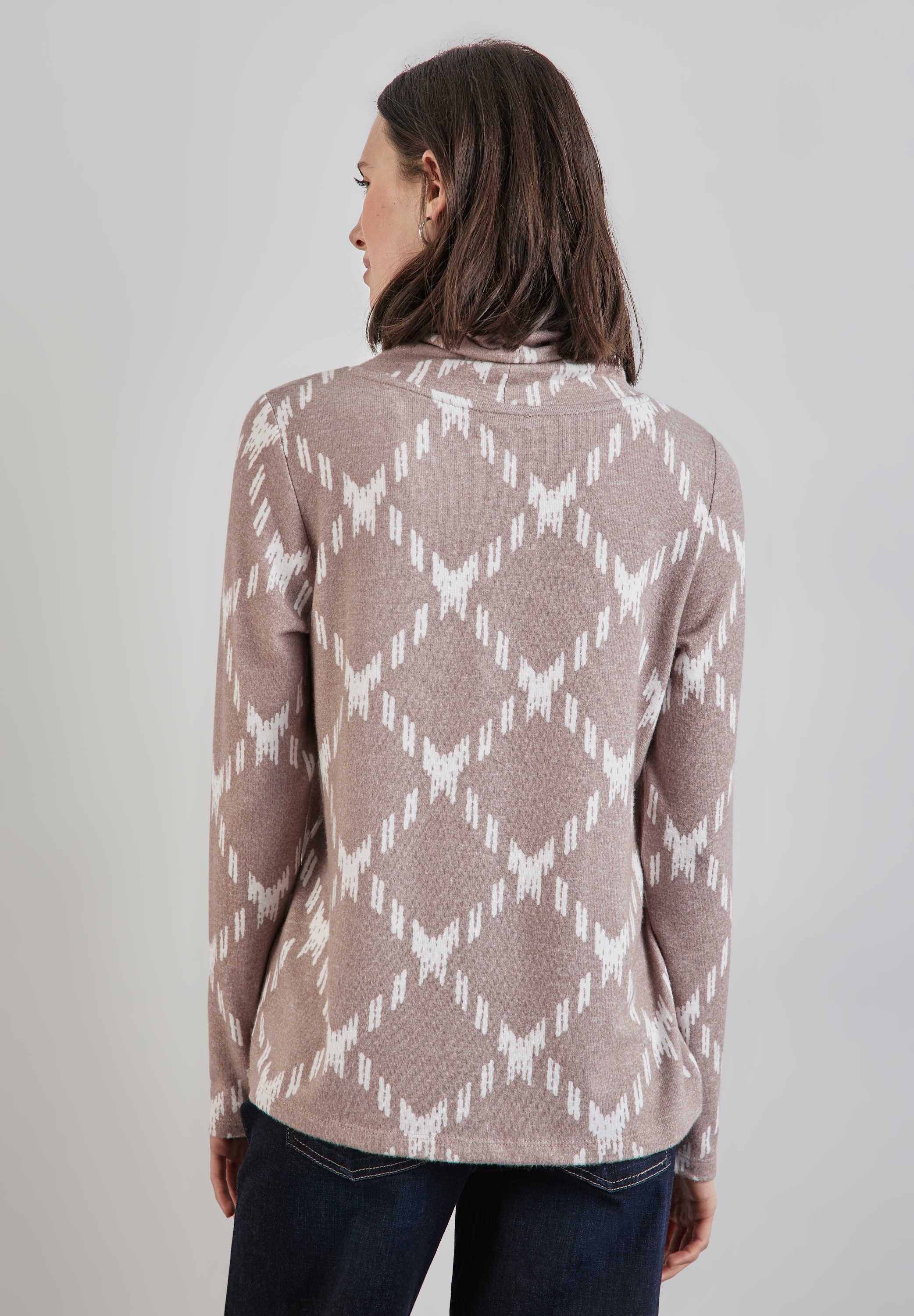 STREET ONE Langarmshirt, mit Rollkragen
