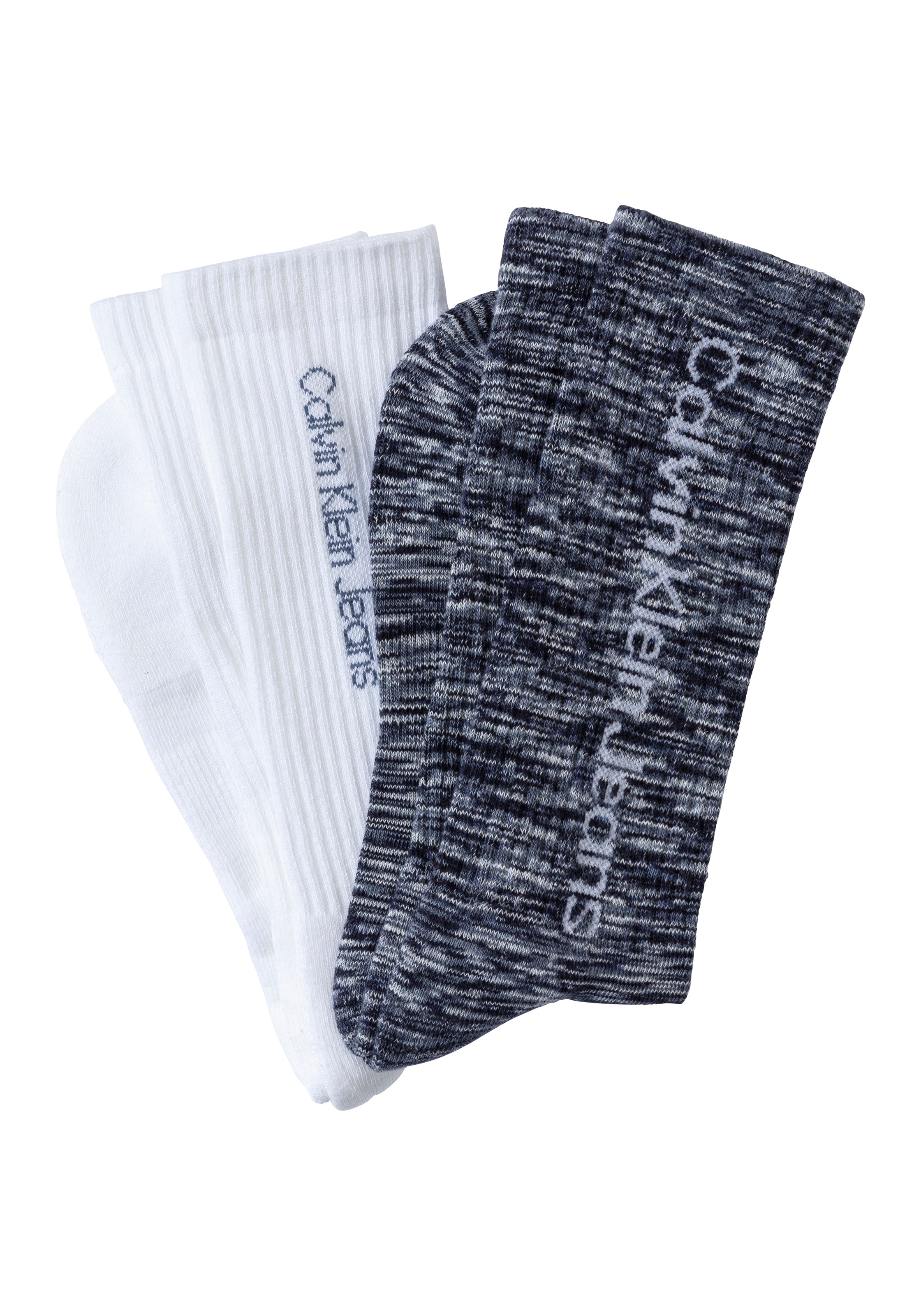 Calvin Klein Jeans Socken 2 Stk. tlg. mit seitlichem Logoschriftzug