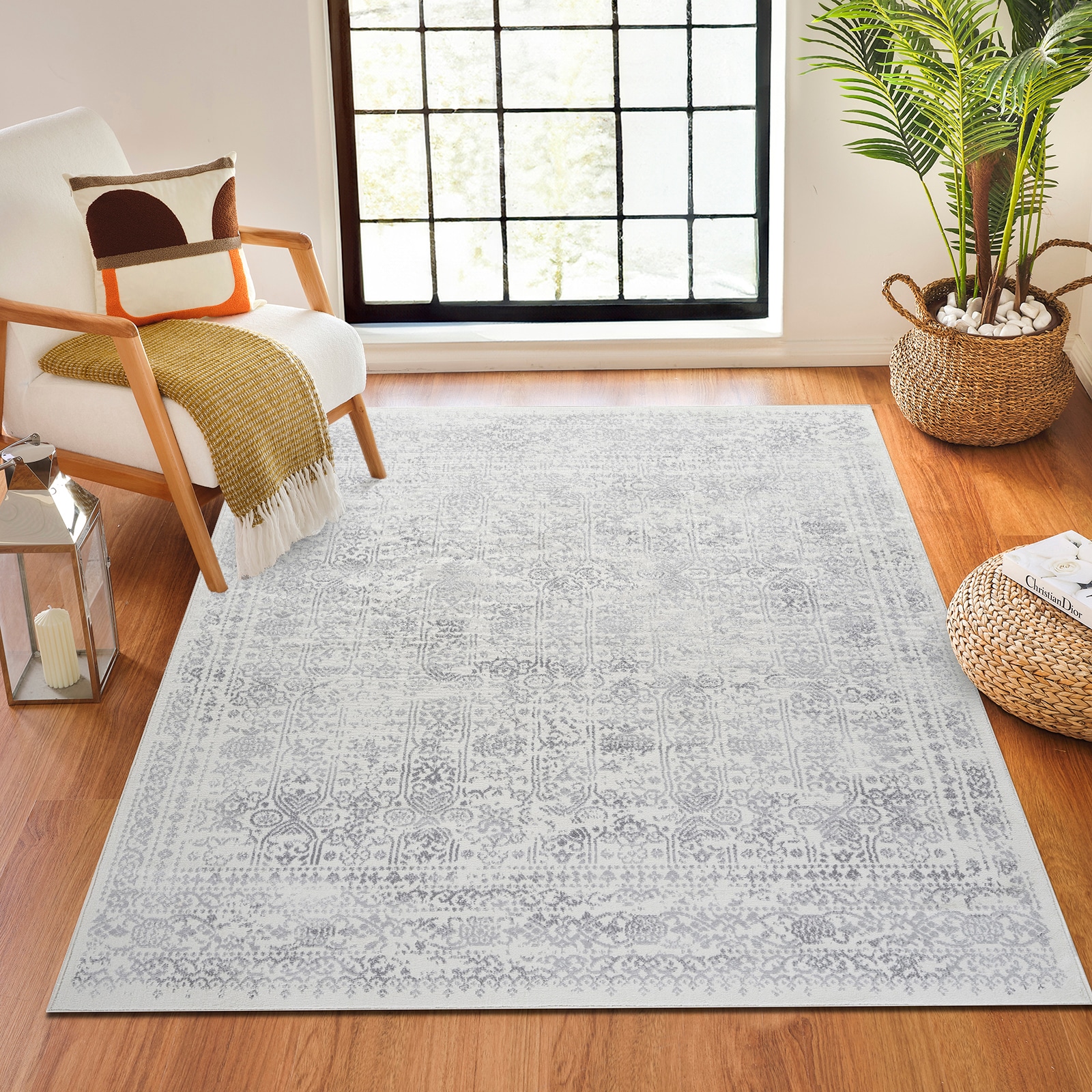 Livabliss Teppich »OTTAWA«, rechteckig, 9 mm Höhe, Vintage Orientteppich, Kurzflor Boho Wohnzimmerteppich, Läufer