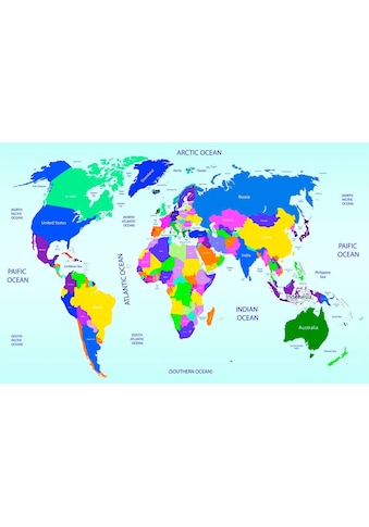 Fototapete »World map«