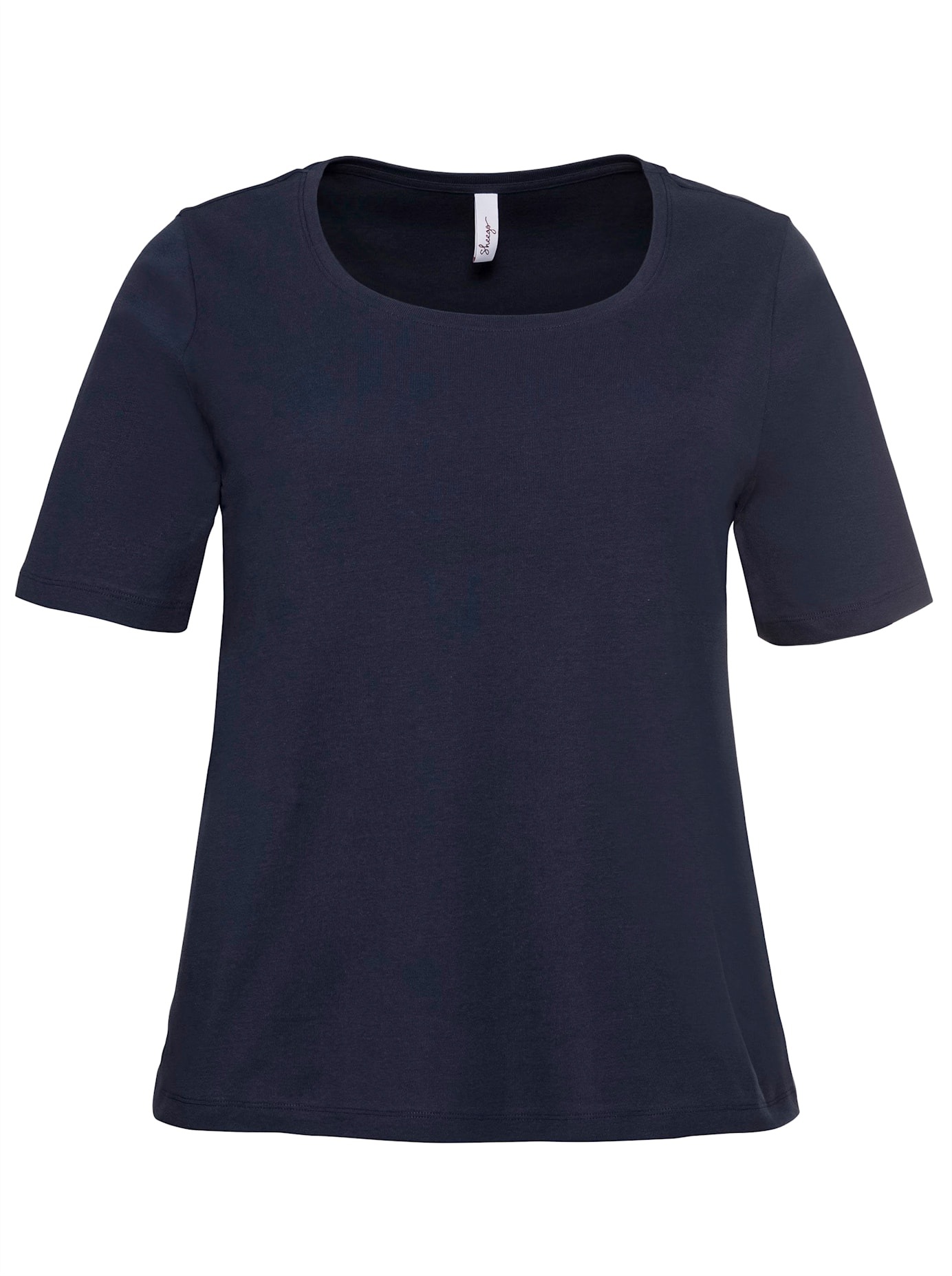 Sheego Kurzarmshirt »T-Shirt«, (1 tlg.)