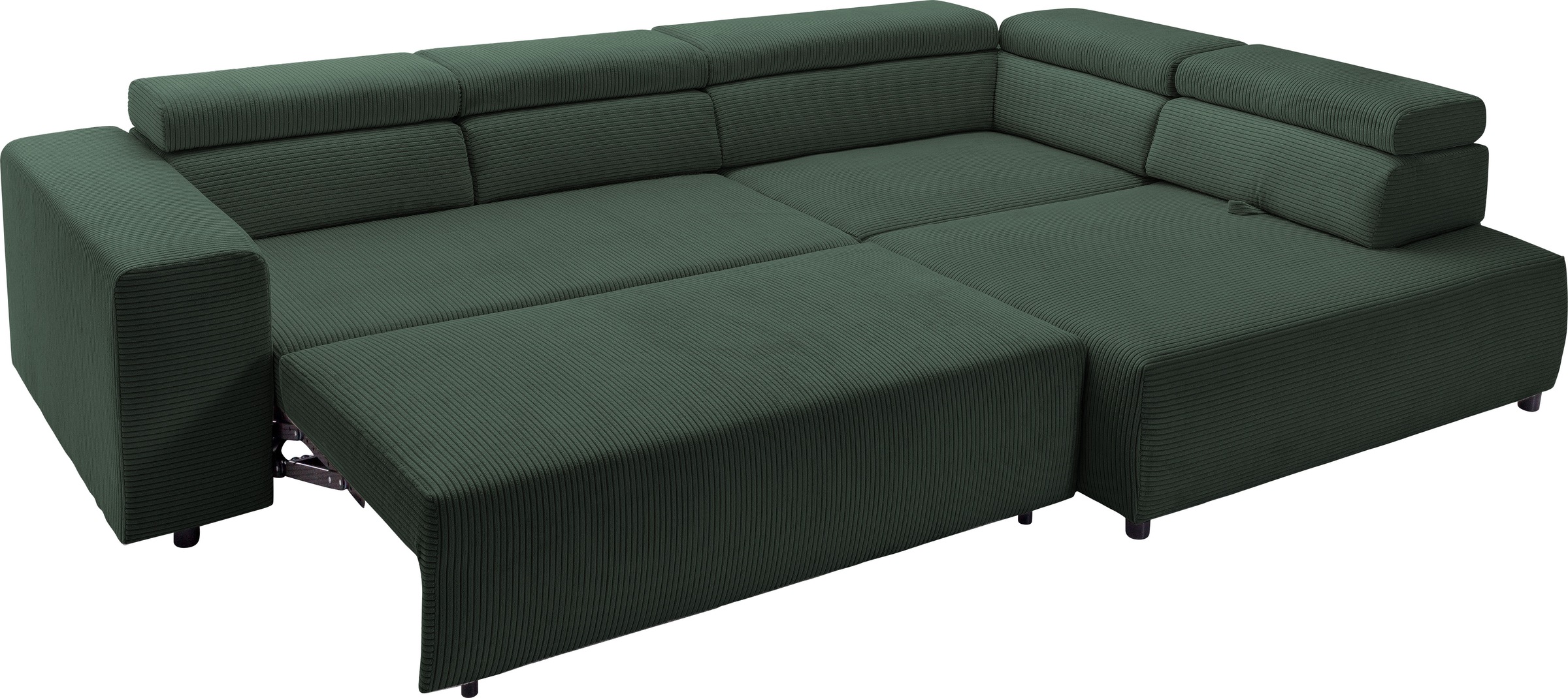 exxpo - sofa fashion Ecksofa »VITTORIO«, inkl. Kopfteil- und Sitztiefenverstellung, wahlweise mit Bettfunktion