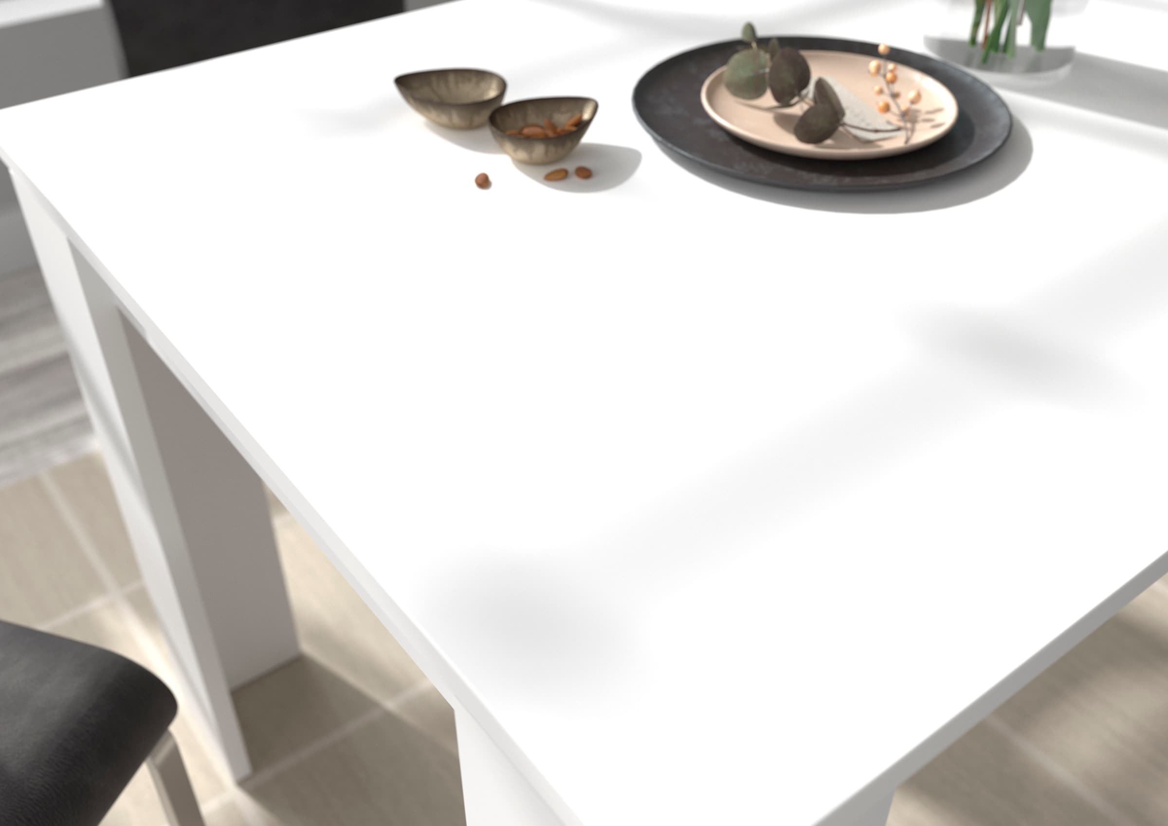 INOSIGN Esstisch »Kalmar, rechteckig, 160 cm ausziehbar auf 200 cm, inkl. Einlegeplatte«, Esszimmertisch, Tisch, Küchentisch, dining table