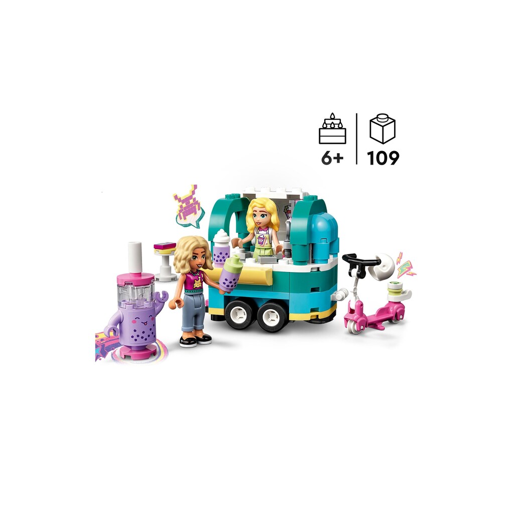 LEGO® Konstruktionsspielsteine »Bubble-Tea-Mobil«, (109 St.)