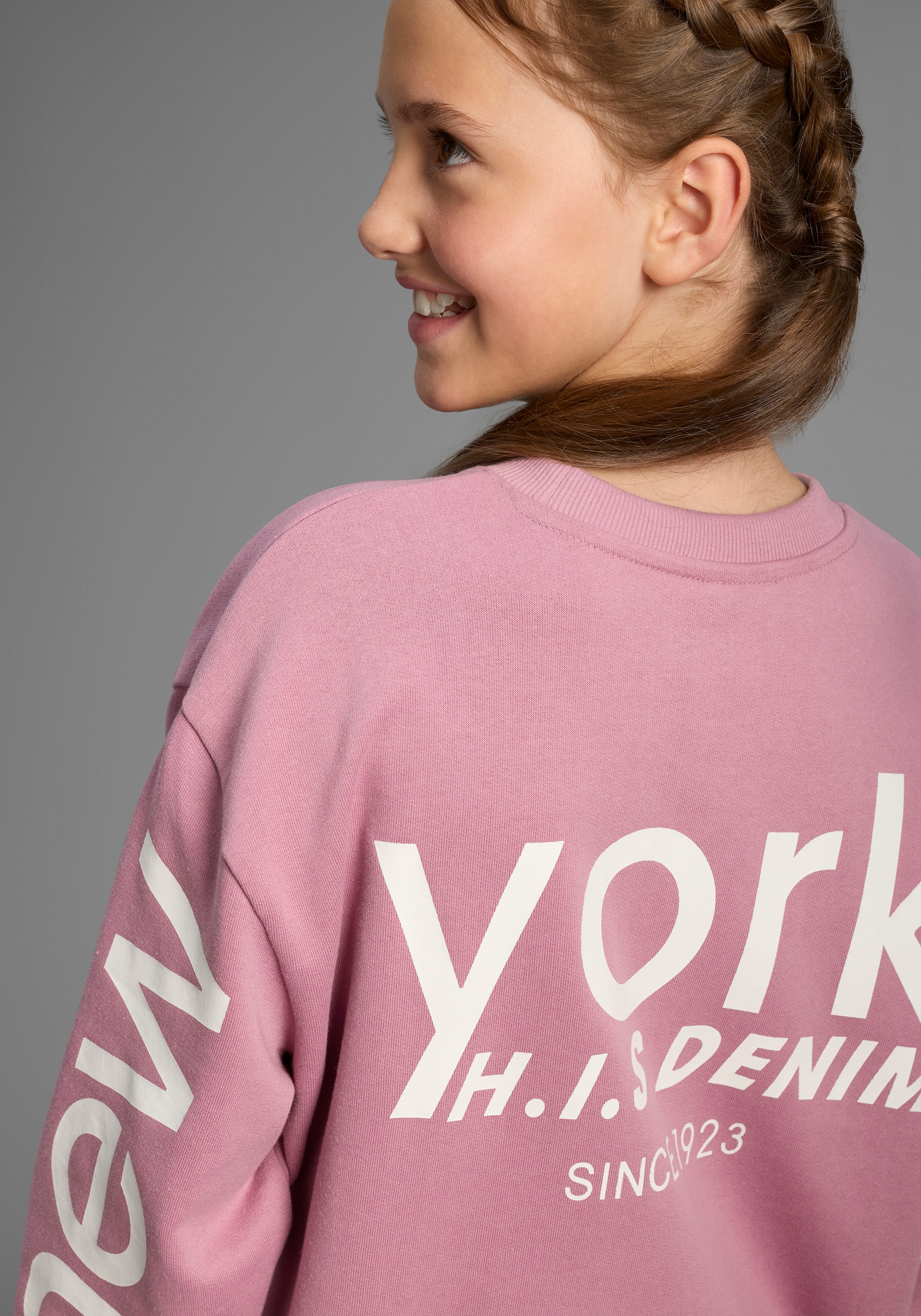 H.I.S Sweatshirt »Loose fit Sweatshirt mit Rückenprint«, NEU: H.I.S für TEENS! Sweatshirt mit grossem Rückenprint