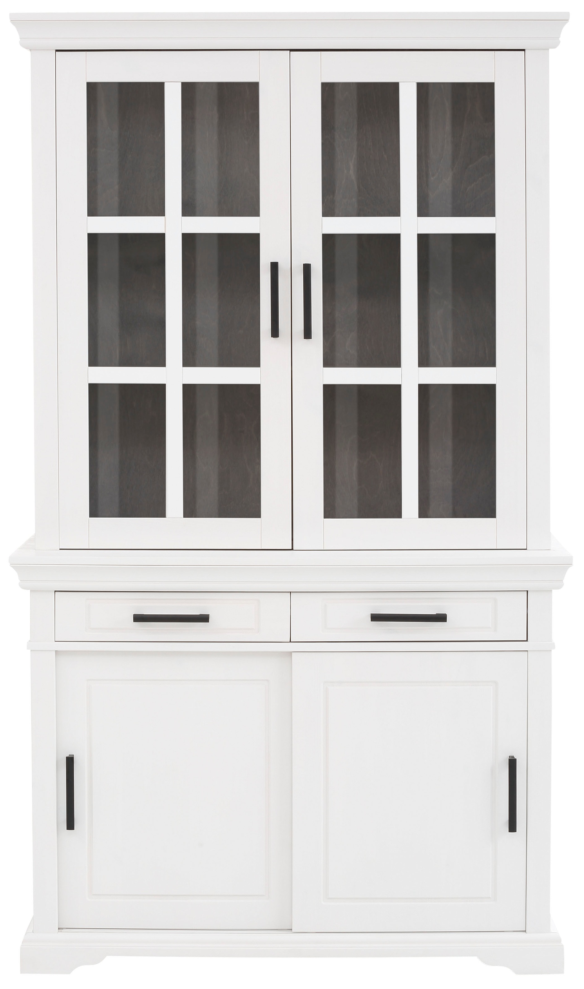 Home affaire Vitrine »Anabel«, aus massiver Kiefer, Breite 110 cm, Höhe 190 cm