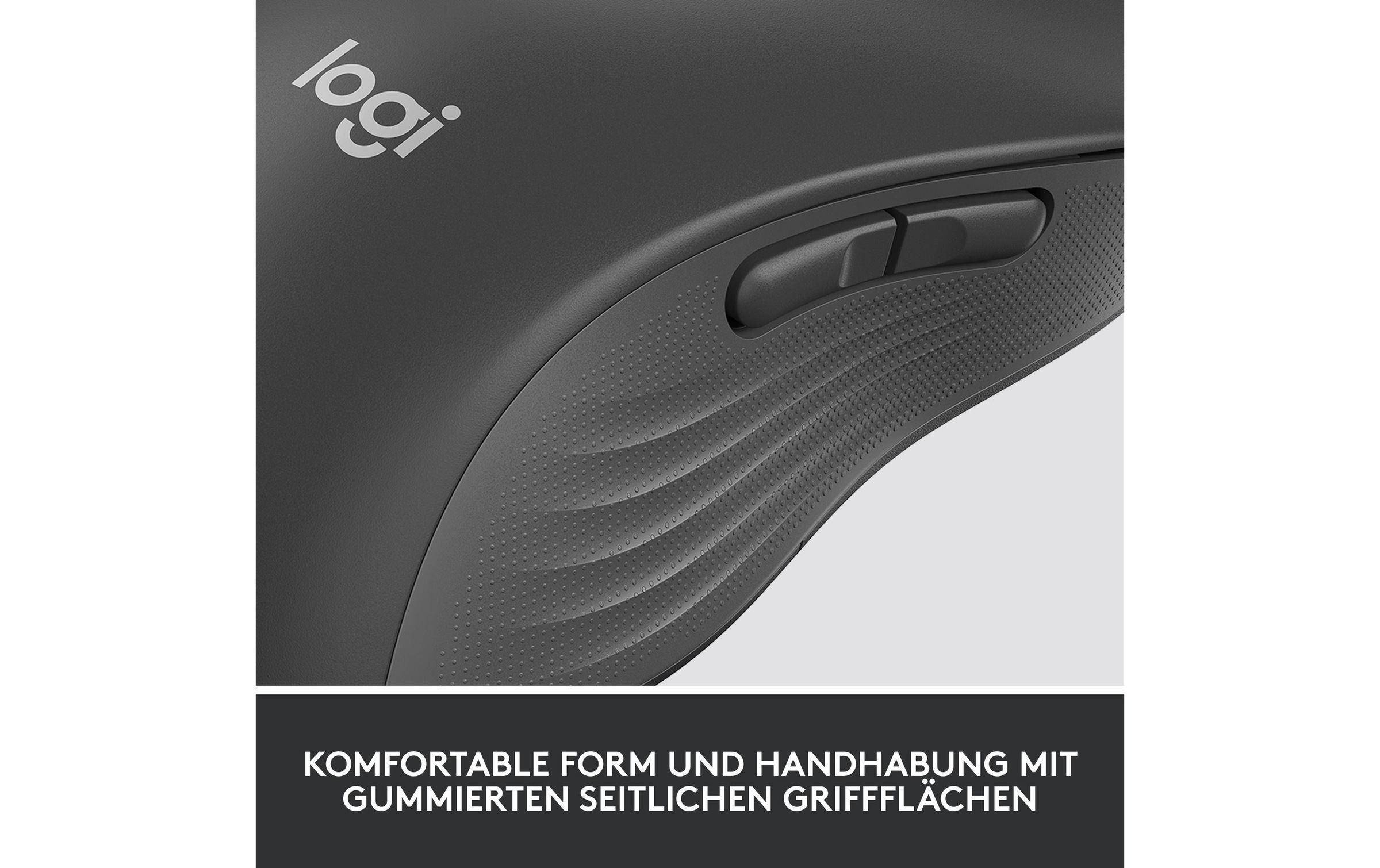 Logitech Maus »Signature M650 L left Graphite«, kabellos