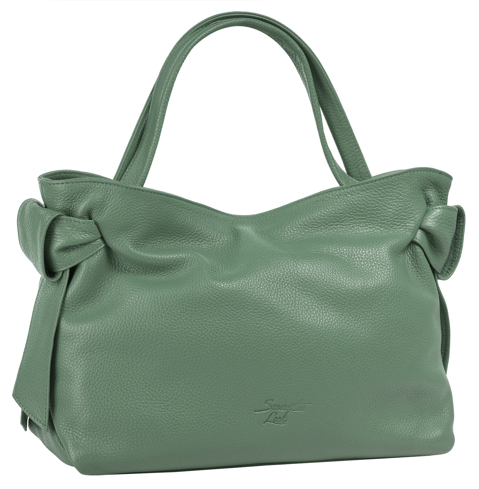 Samantha Look Henkeltasche "SAMANTHA LOOK Damen echt Leder, Made in Italy" echt Leder, Made in Italy