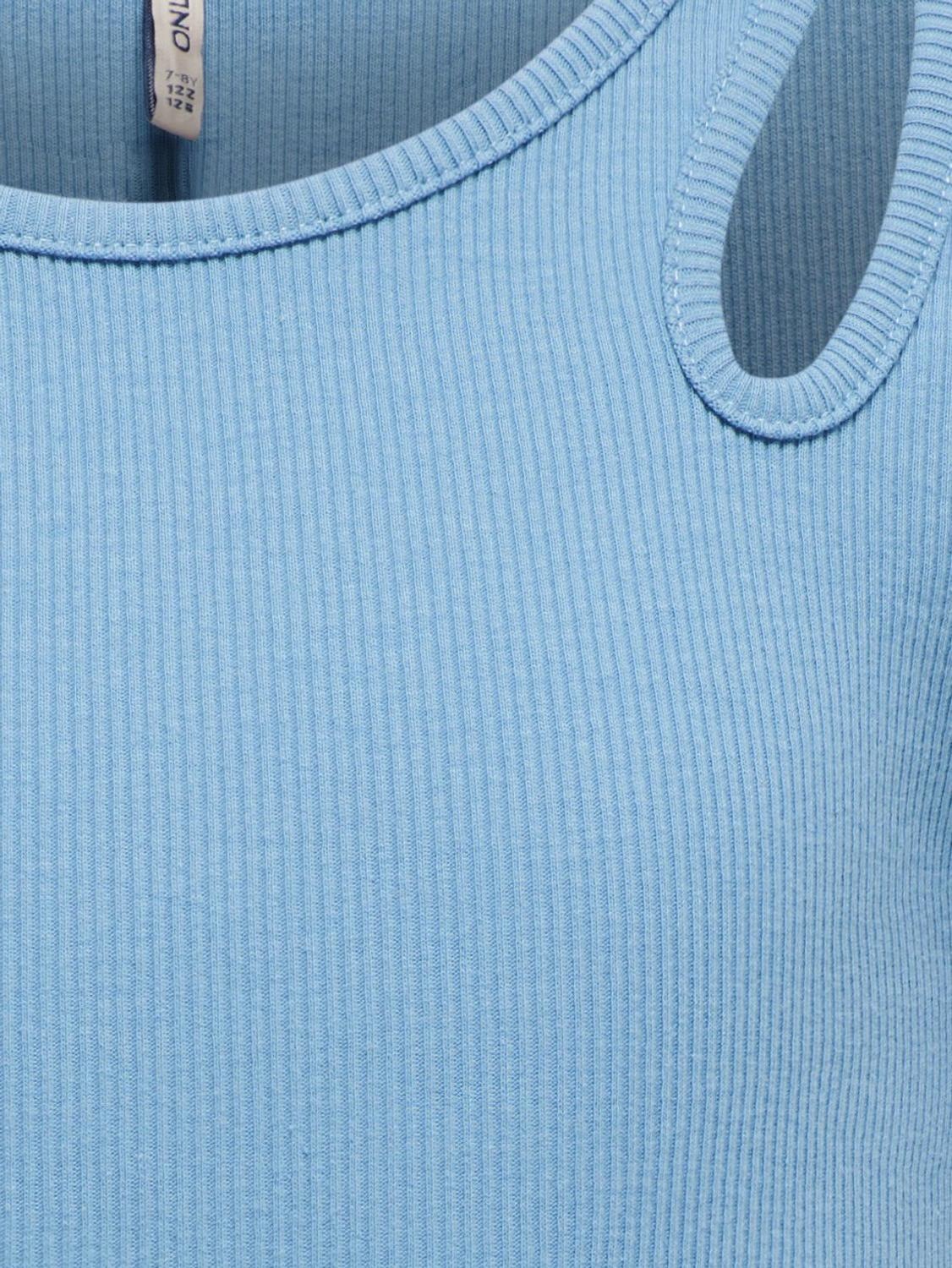 KIDS ONLY Kurzarmshirt »KOGNESSA S/S CUT OUT TOP BOX JRS NOOS«