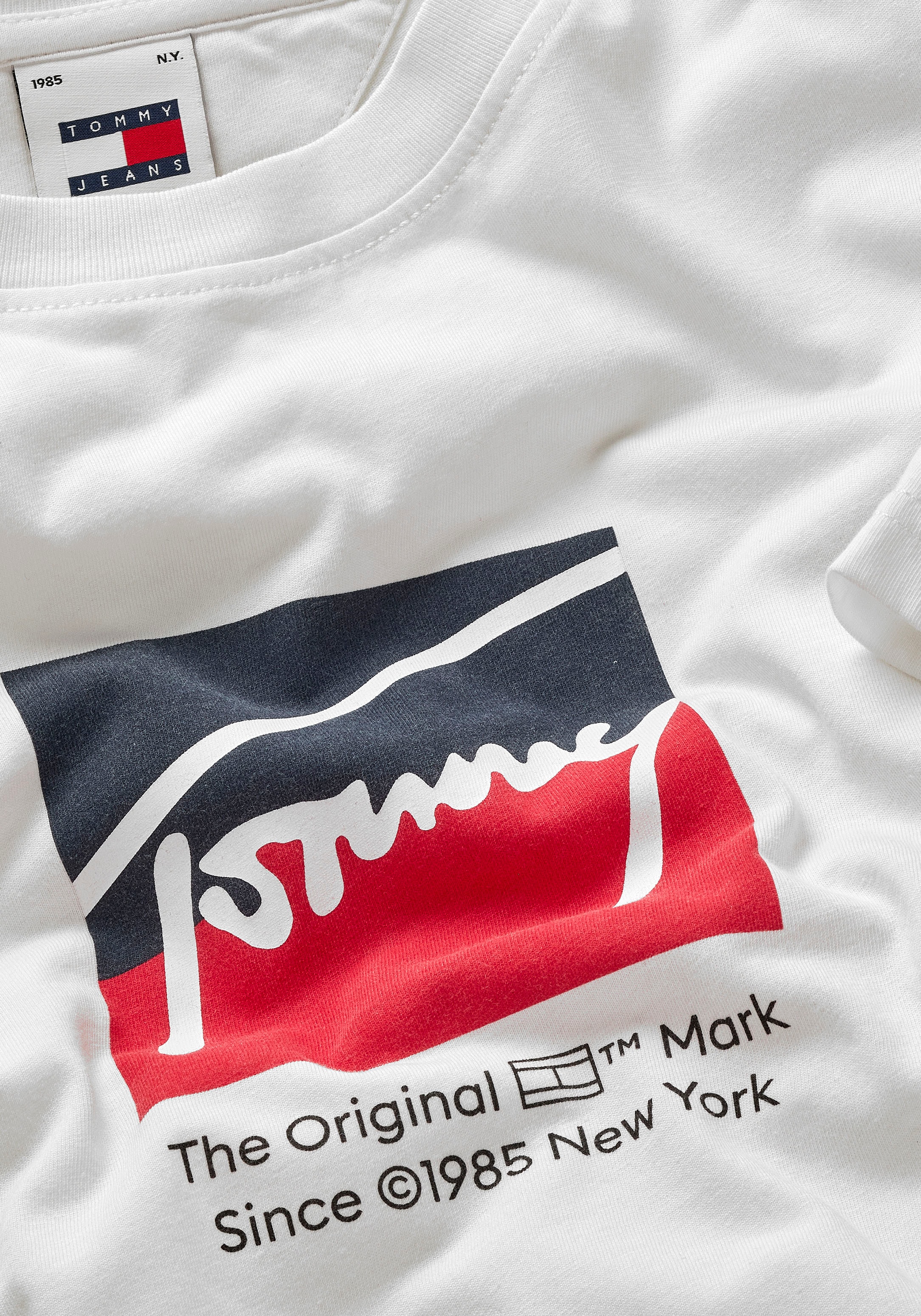 Tommy Jeans T-Shirt »TJM REG RWB DNA TEE«, mit Logoprint