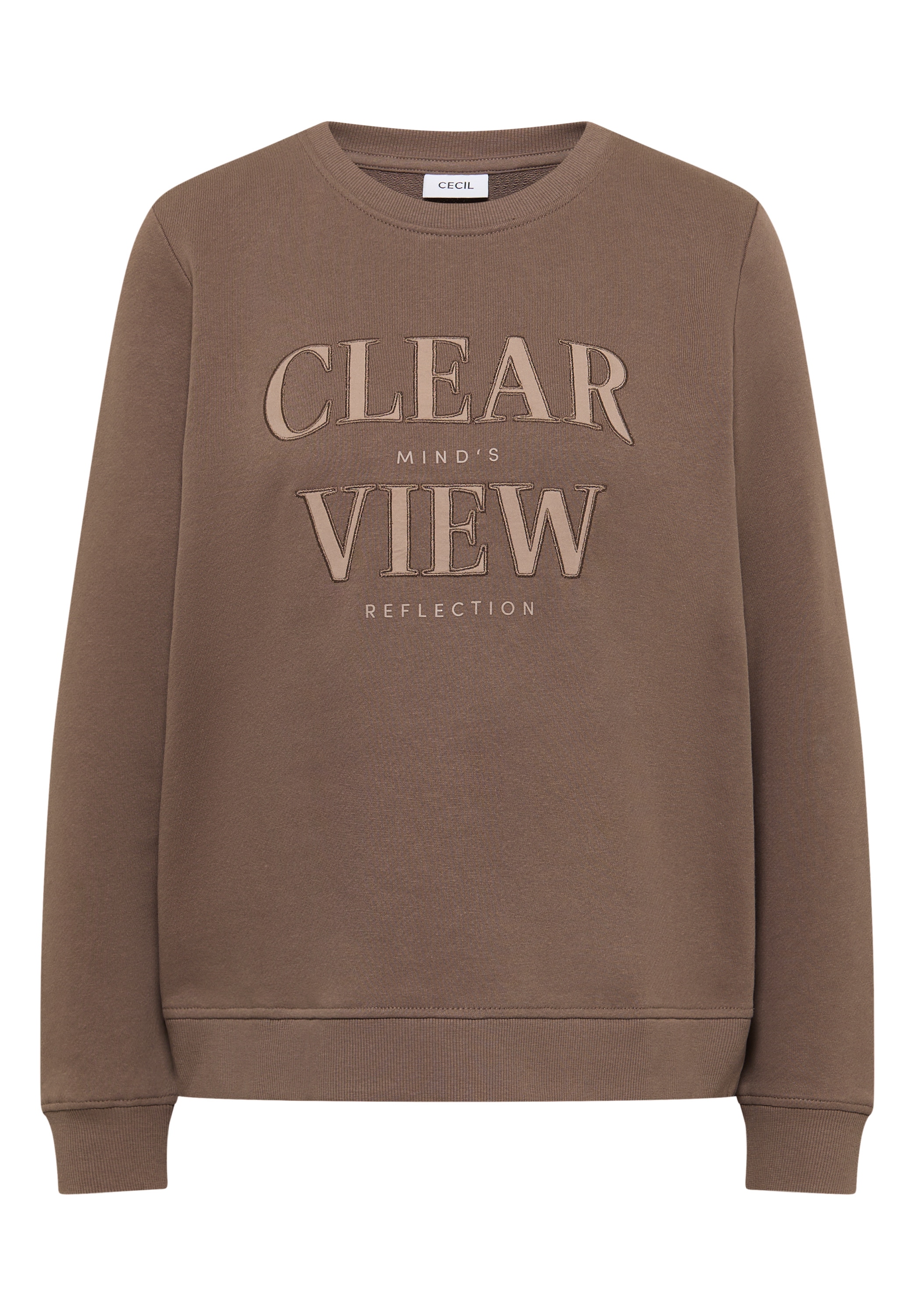 Cecil Sweatshirt, mit Wording Artwork