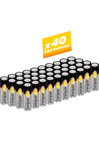 Batterie »40 Stück Alkaline Power Micro (AAA)«, (40 St.)