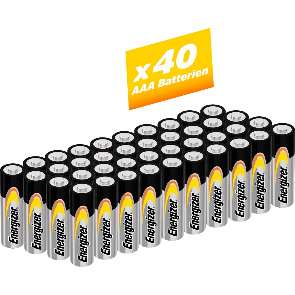 Energizer Batterie »40 Stück Alkaline Power Micro (AAA)«