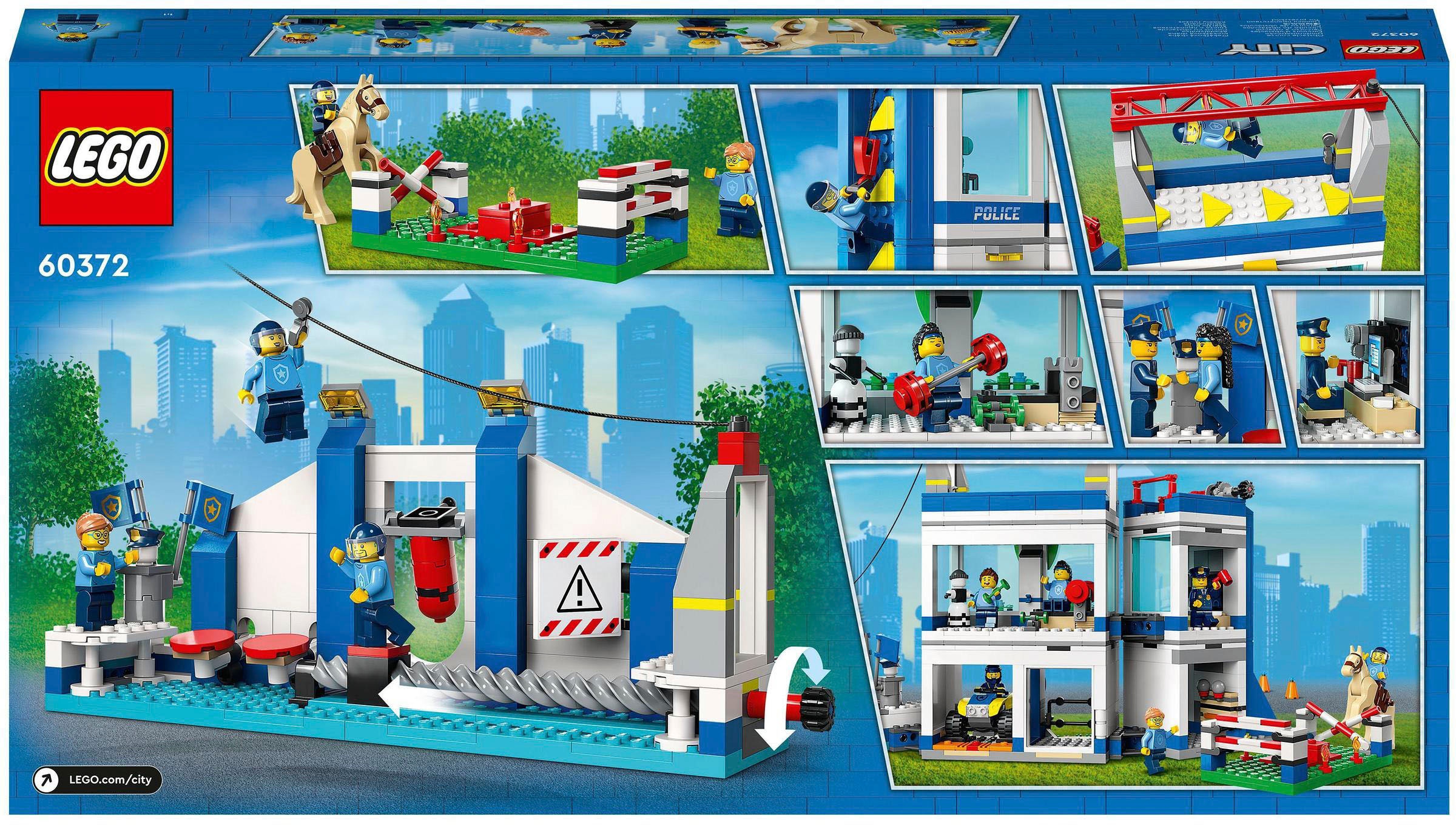 LEGO® Konstruktionsspielsteine »Polizeischule (60372), LEGO® City«, (823 St.), Made in Europe