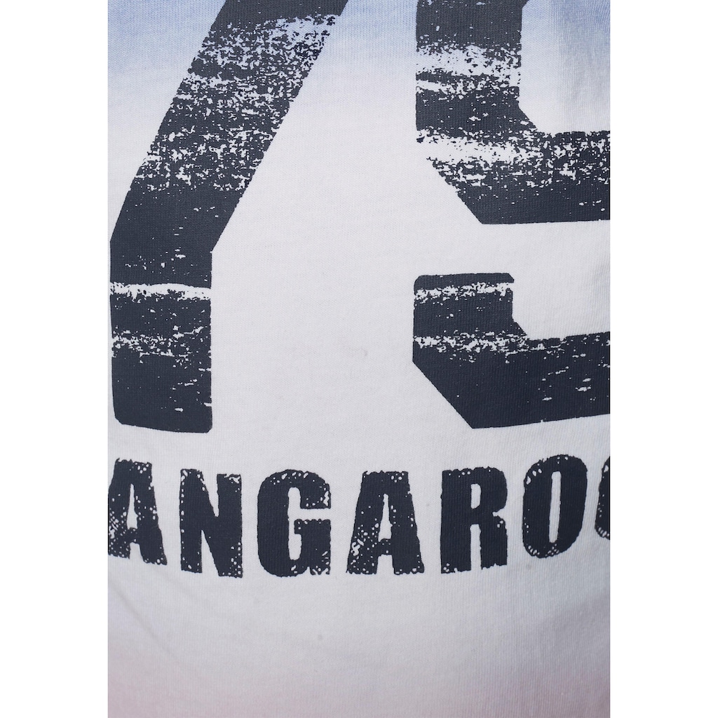 KangaROOS Langarmshirt, mit modischem Farbverlauf