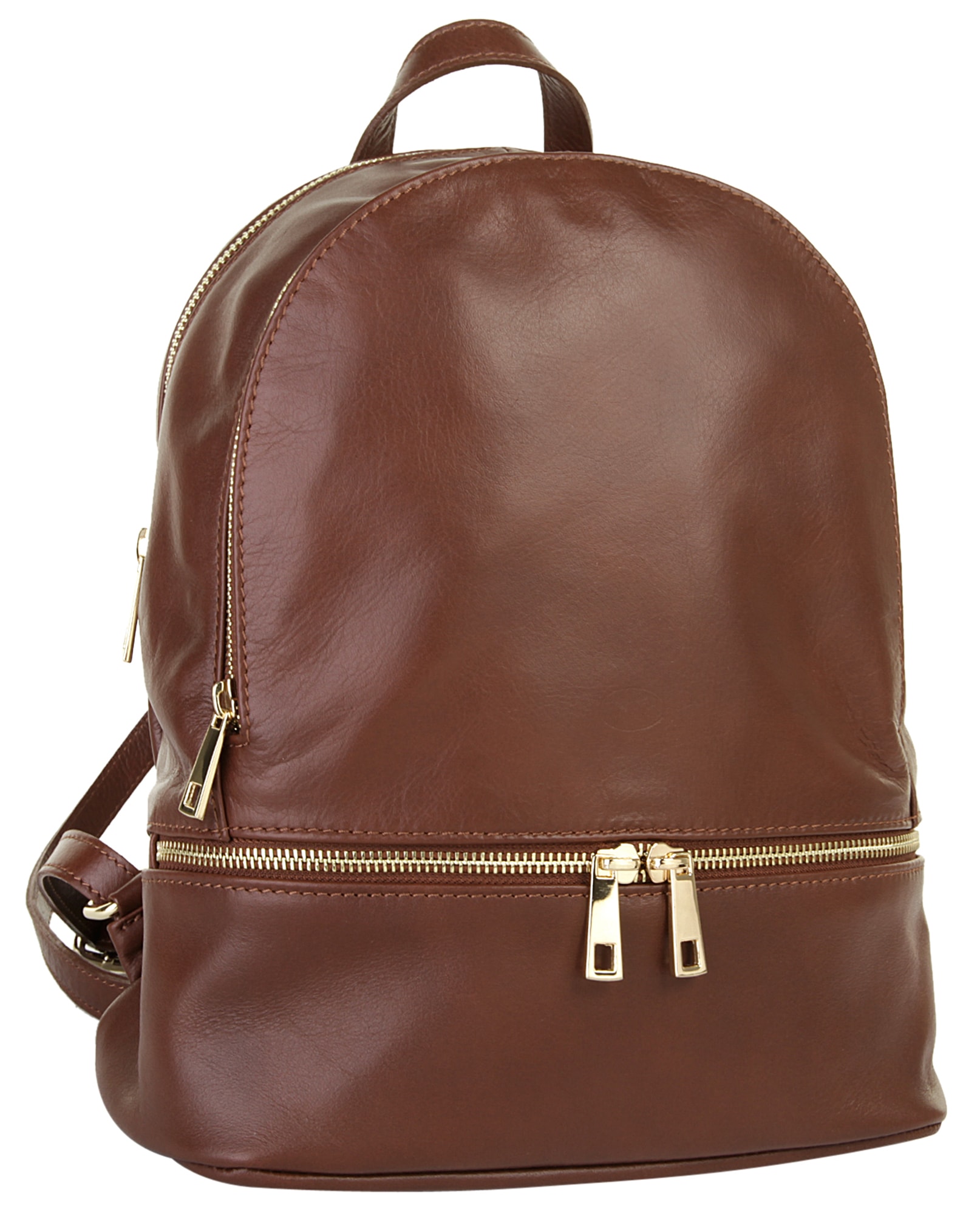 Piké Cityrucksack, echt Leder, Made in Italy