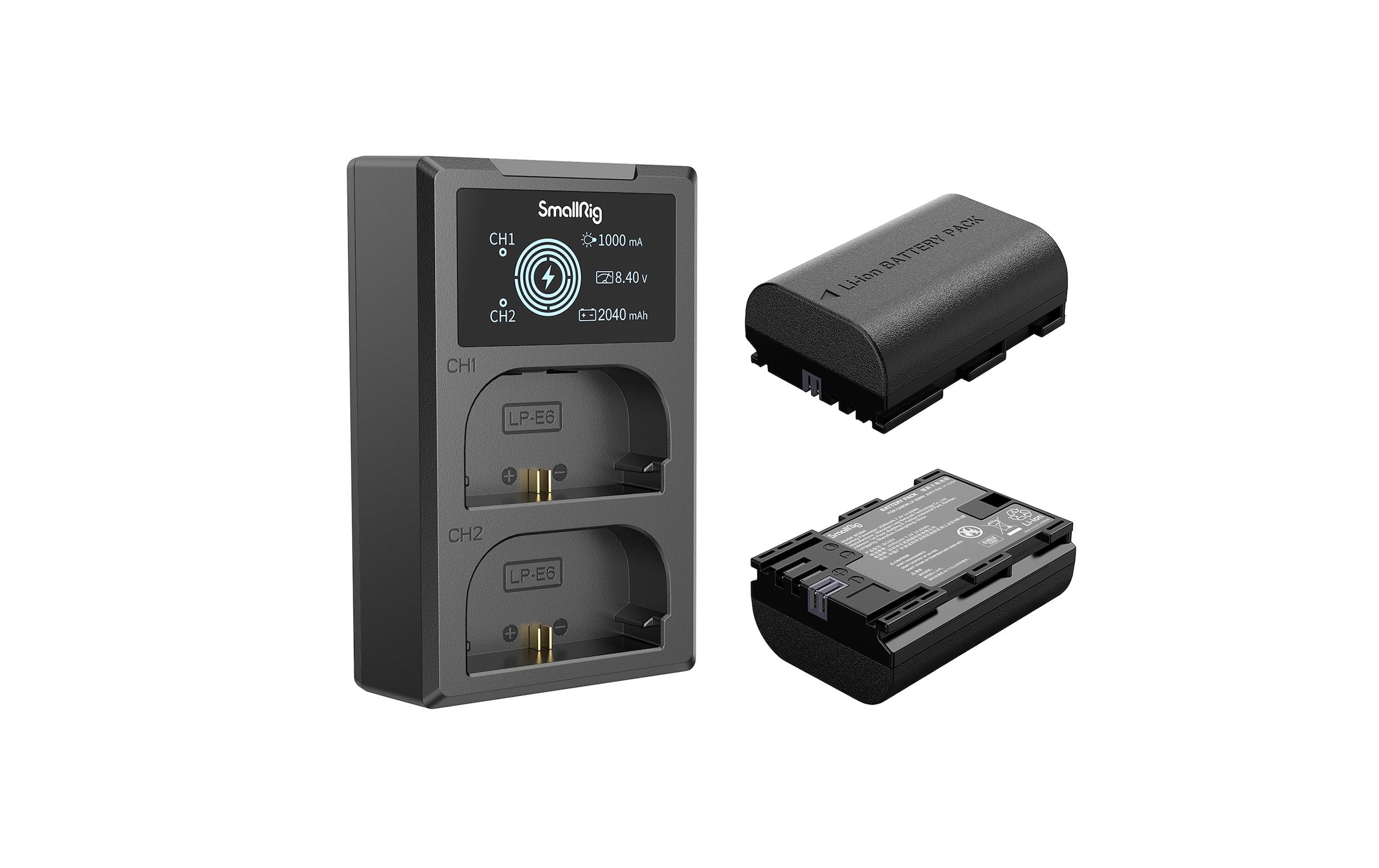 Kamera-Akku »Smallrig LP-E6NH Akku und Charger Kit«, 7,2 V