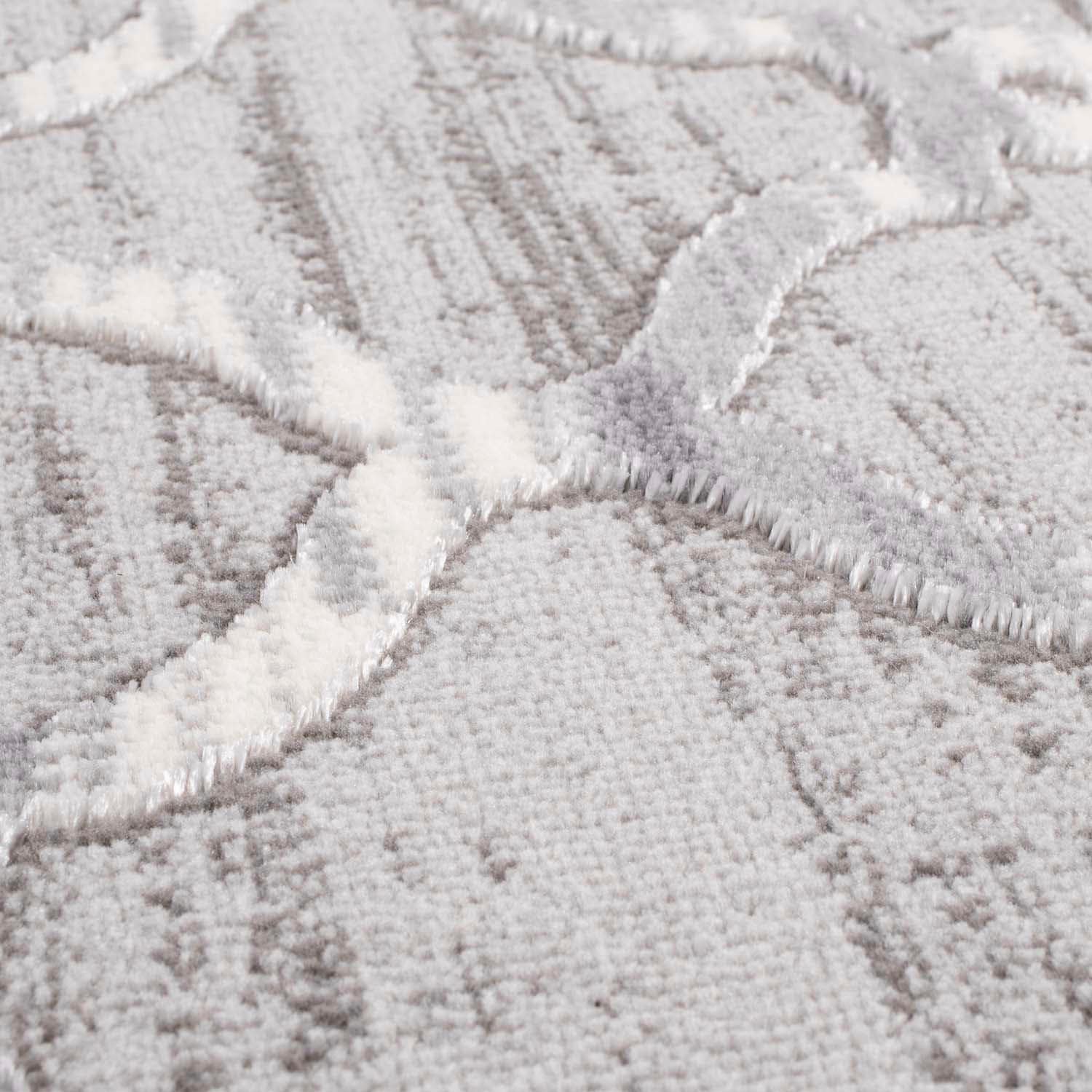 Carpet City Teppich »Platin 7885«, rechteckig, 11 mm Höhe, Kurzflor, Marokkanisch, Glänzend durch Polyester