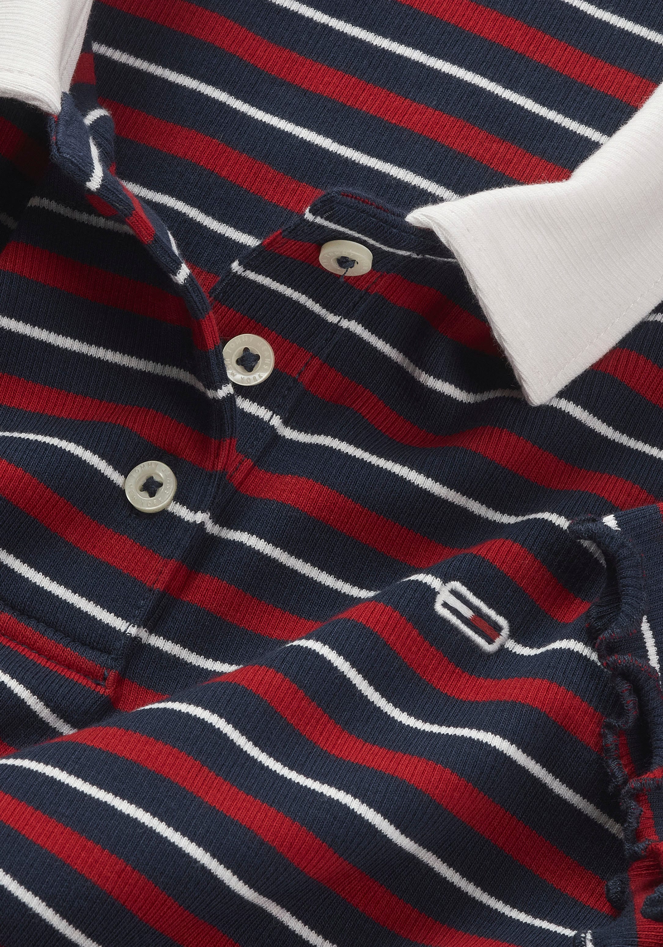 Tommy Jeans Poloshirt, mit Jelmoli-Versand am kaufen Schweiz Ärmelabschluss bei online Rüschen