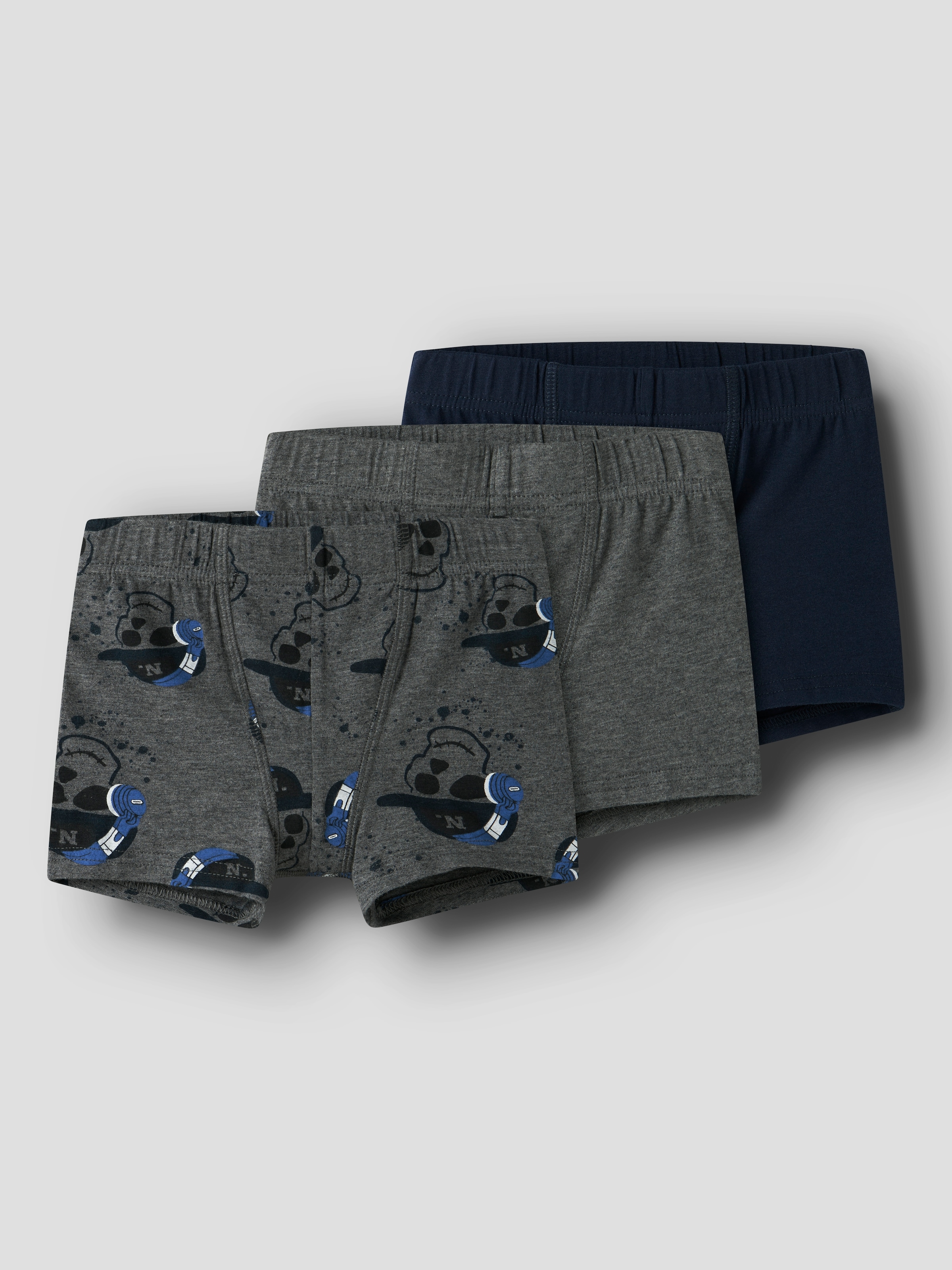 Name It Trunk »NMMTIGHTS 3P DARK GREY MEL SKULL NOOS« Packung, 3 Stk.