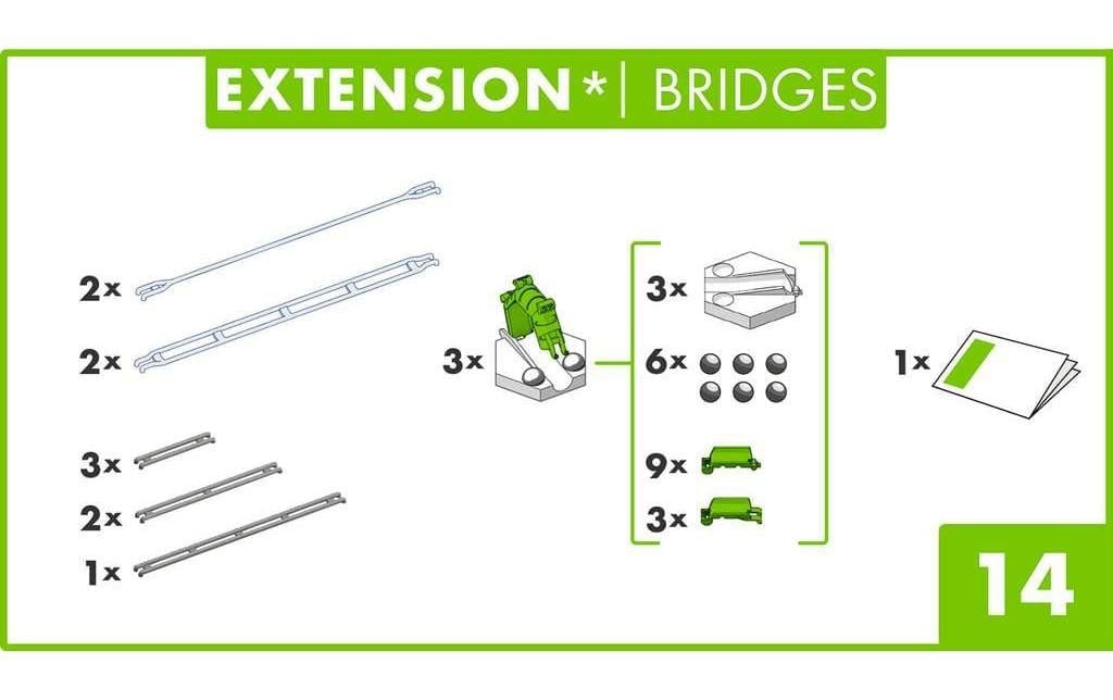 ❤ Ravensburger Kugelbahn »Zubehör GraviTrax Extension Bridges