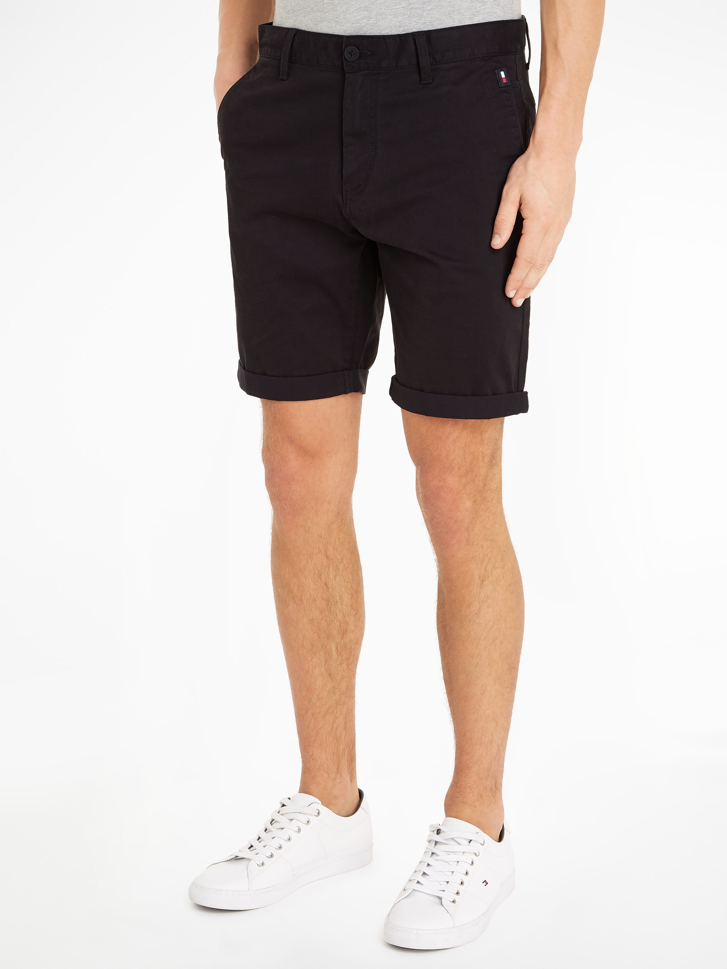 Tommy Jeans Chinoshorts »TJM SCANTON SHORT«, Markenstickerei