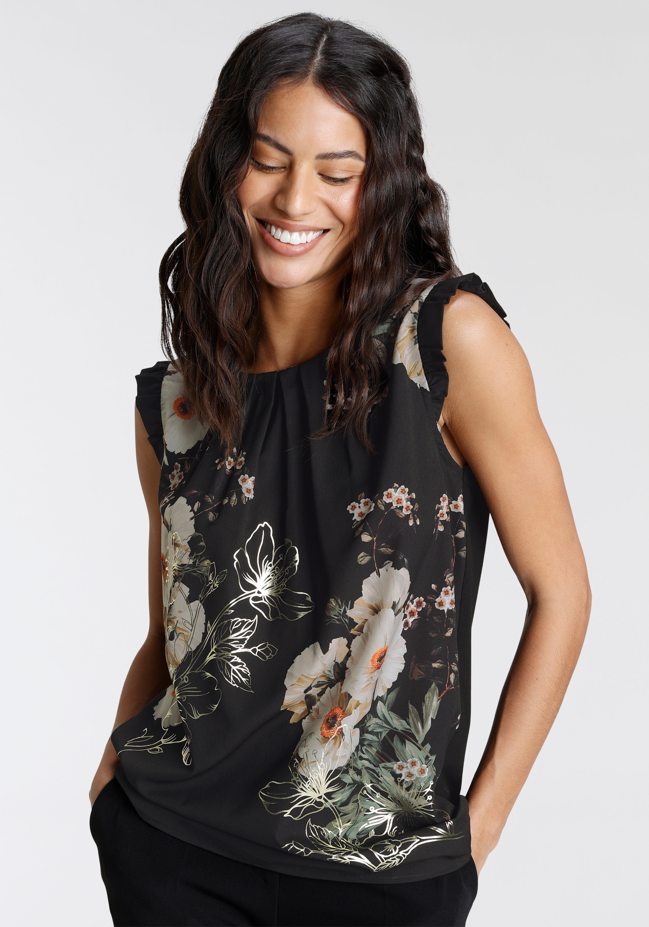 Laura Scott Shirtbluse, mit Rüschendetails - NEUE KOLLEKTION kaufen