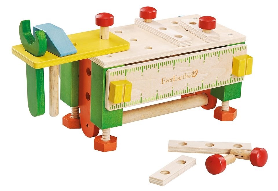 EverEarth® Spiel-Werkzeugstation »2-in-1 Werkzeugkasten und Werkbank«, FSC®- schützt... kaufen