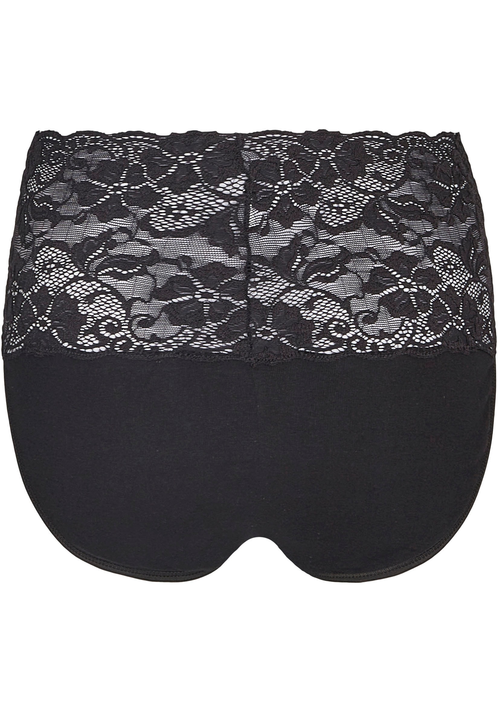 Nina Von C. Taillenslip »"Fine Cotton"«, (2er Pack), eng, elastisch, bequem, feminin, atmungsaktiv, breiter Bund mit Spitze