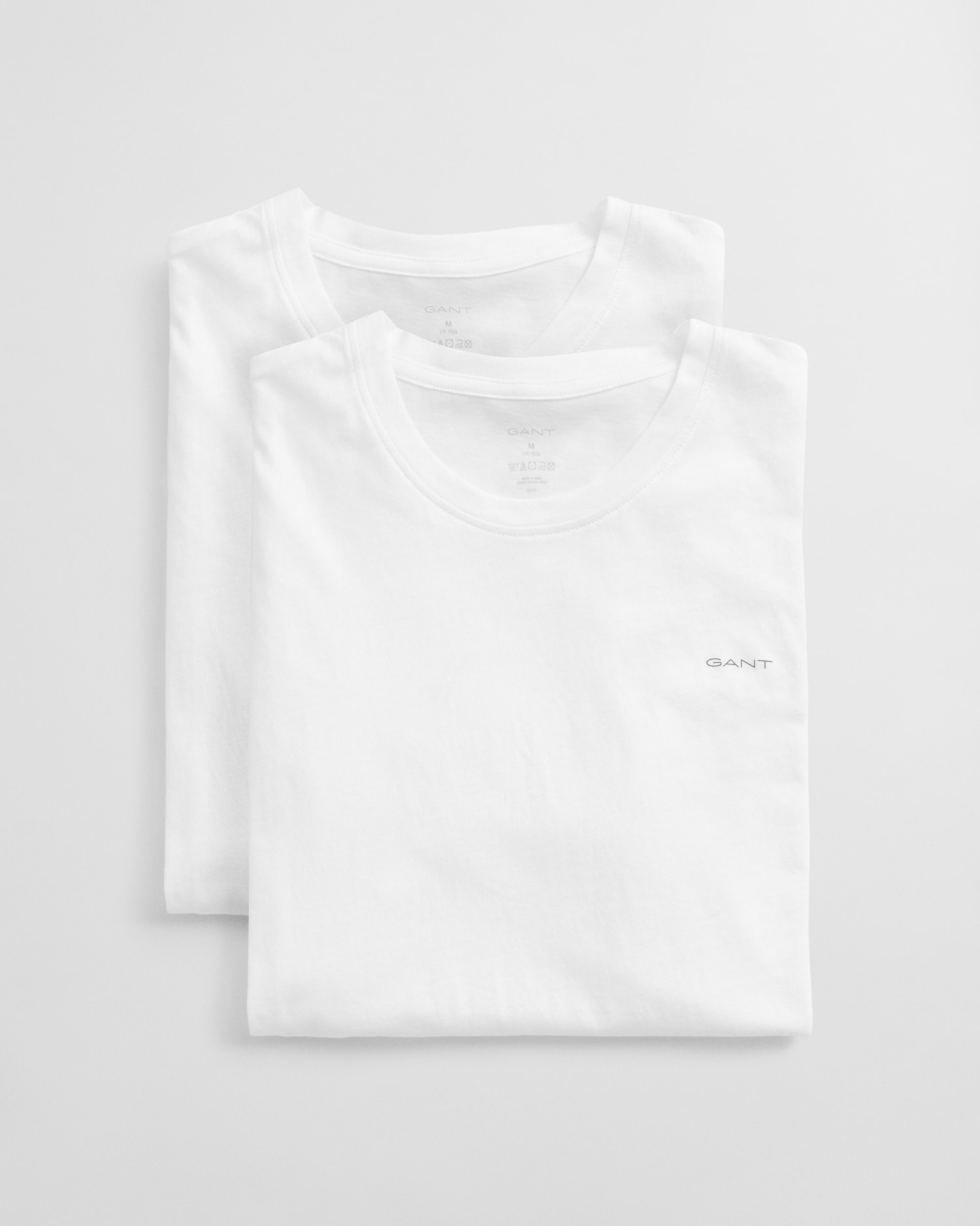 Gant Kurzarmshirt »C-NECK T-SHIRT 2-PACK«, Mit Rundhalsausschnitt