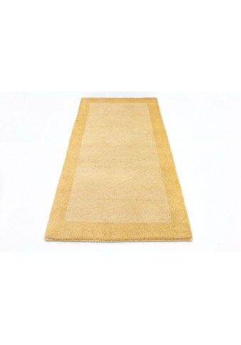 morgenland Wollteppich »Gabbeh Teppich handgeknüpft beige«, rechteckig, handgeknüpft kaufen