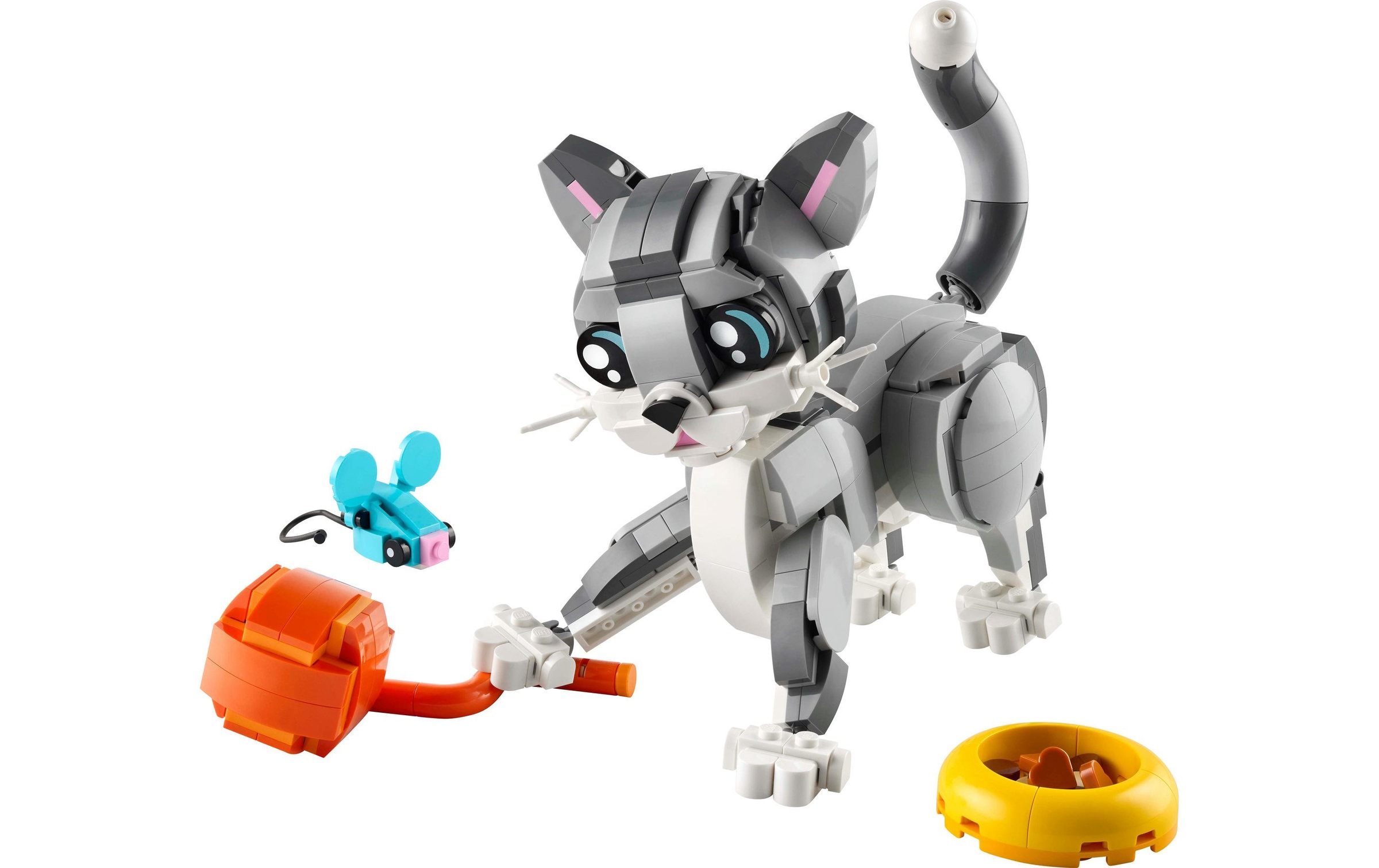 LEGO® Spielbausteine »Creator Graue Katze 31163«, (407 St.)