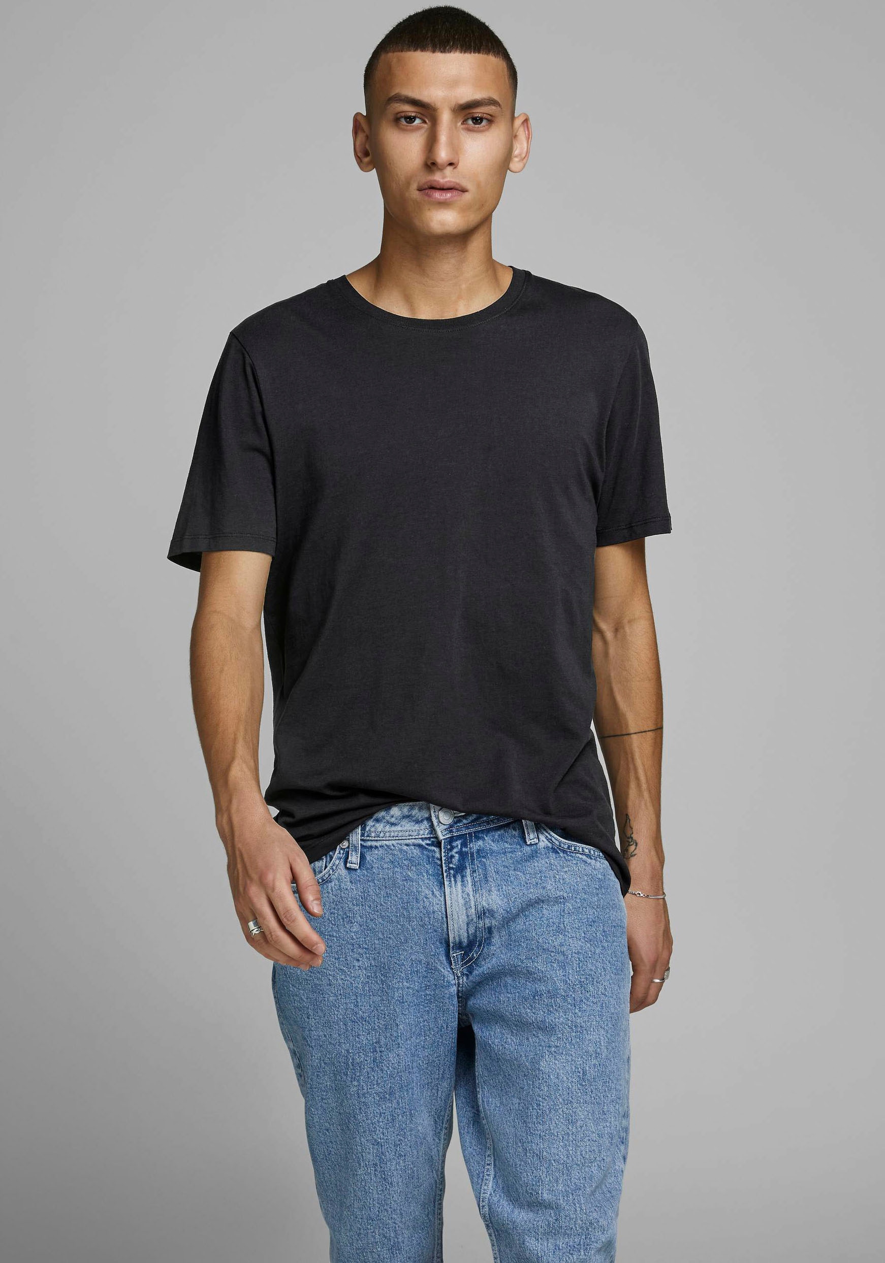Jack & Jones Rundhalsshirt »JJEORGANIC BASIC TEE SS O-NECK NOOS«