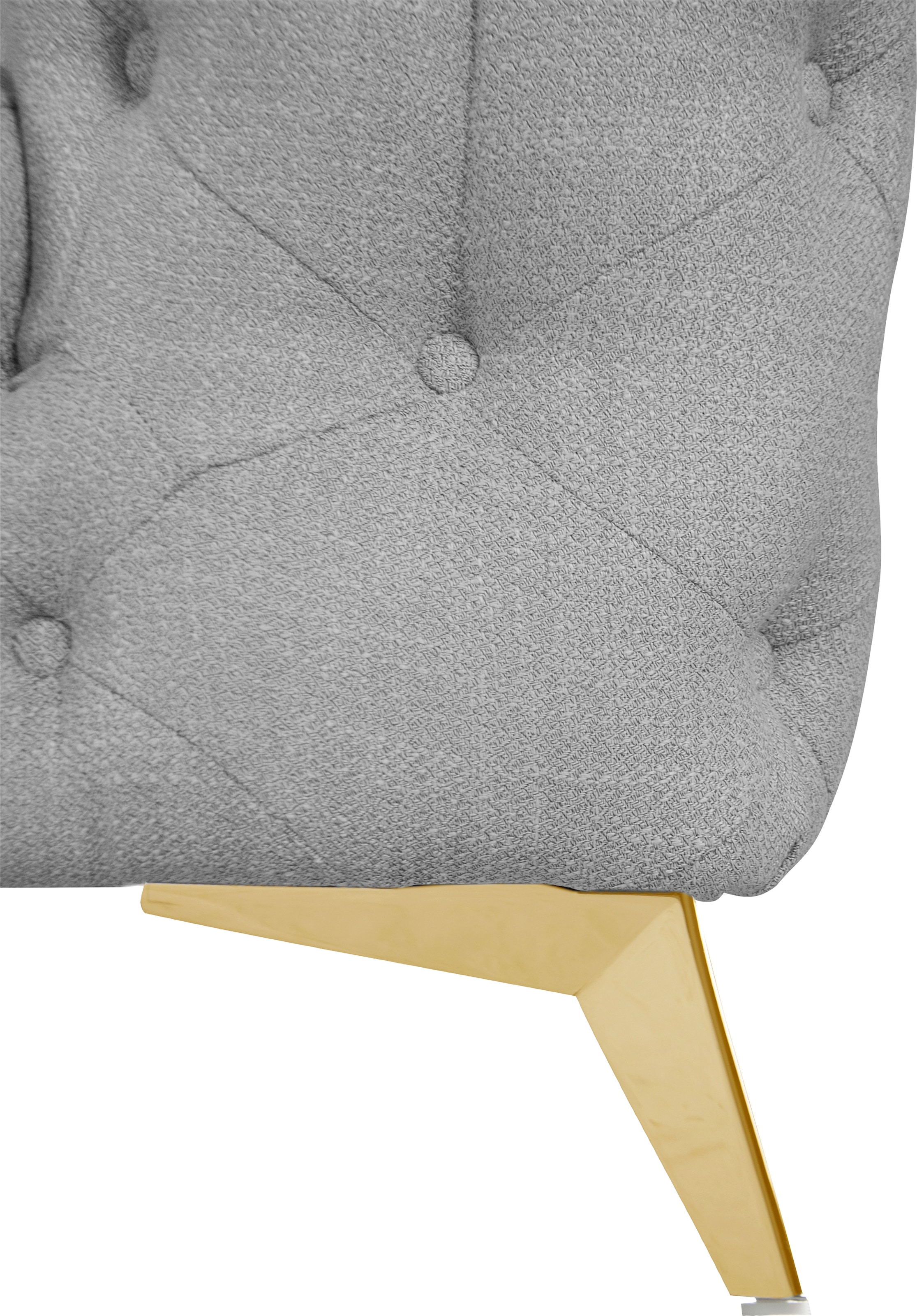 Leonique Chesterfield-Sofa »Glynis«, aufwändige Knopfheftung, moderne Chesterfield Optik, Fussfarbe wählbar