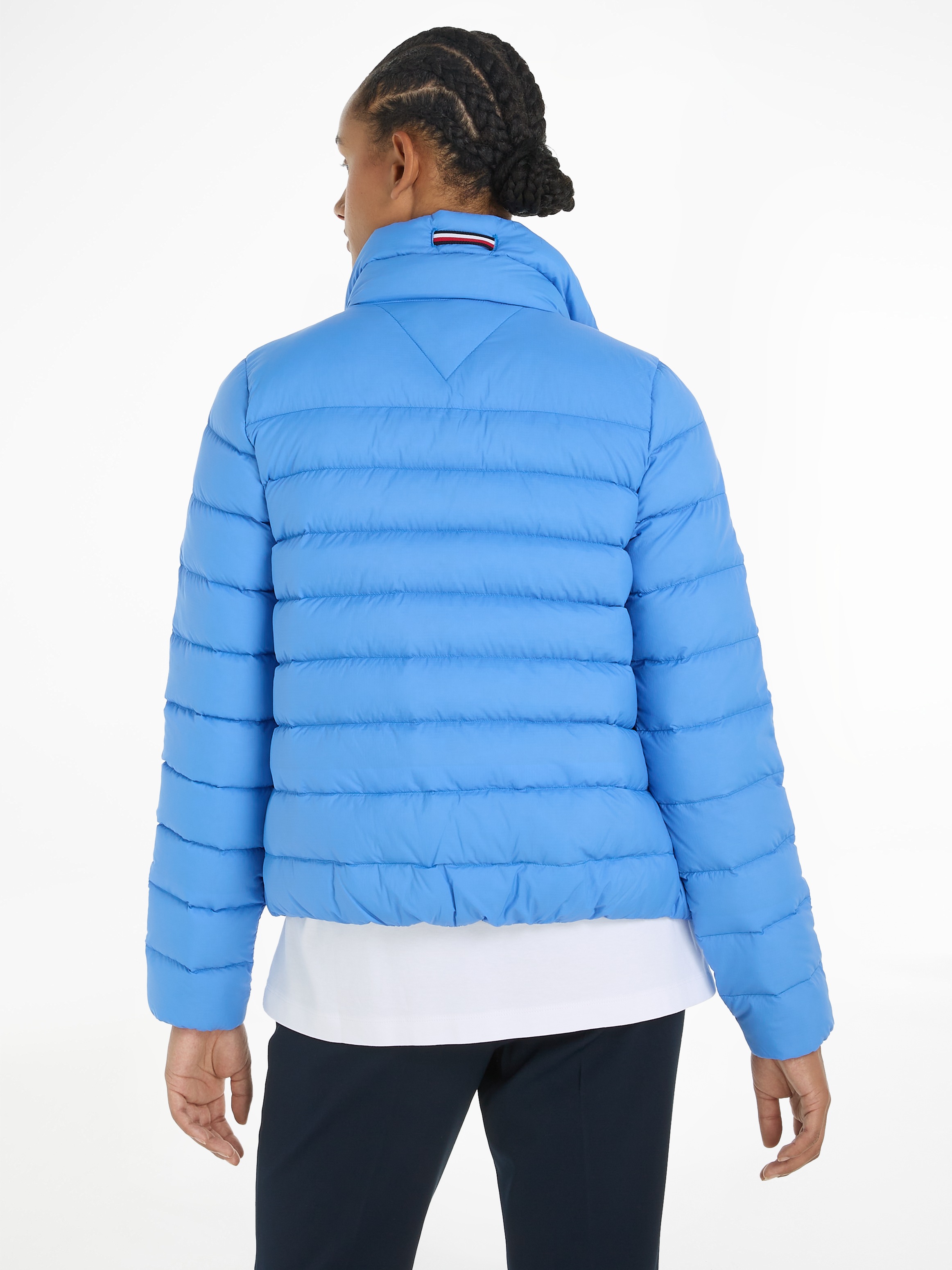 Tommy Hilfiger Kurzjacke »PACKABLE LW DOWN GS JACKET«, mit gestreiftem Kordelzug