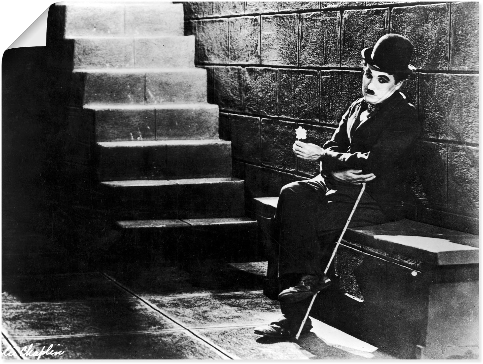 Artland Wandbild »Charlie Chaplin versch. Grossstadt Stars, in als Wandaufkleber Alubild, St.), Grössen Jelmoli-Versand | Lichter 1931«, (1 der oder shoppen online Poster Leinwandbild, 