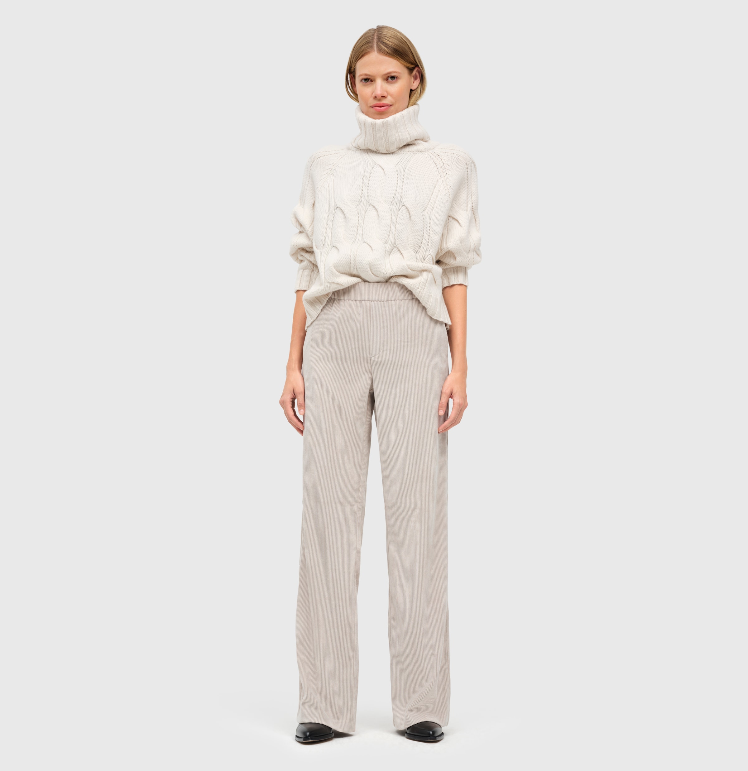 MAC Cordhose »CHIARA«, mit weitem Bein