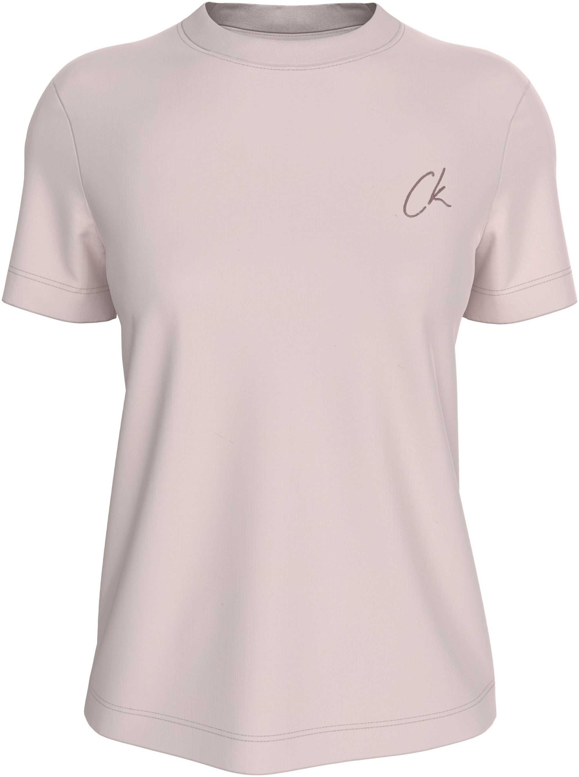 Calvin Klein Jeans Plus T-Shirt »Plus Embroidered CK Regular Tee«, in Grossen Grössen mit Logostickerei