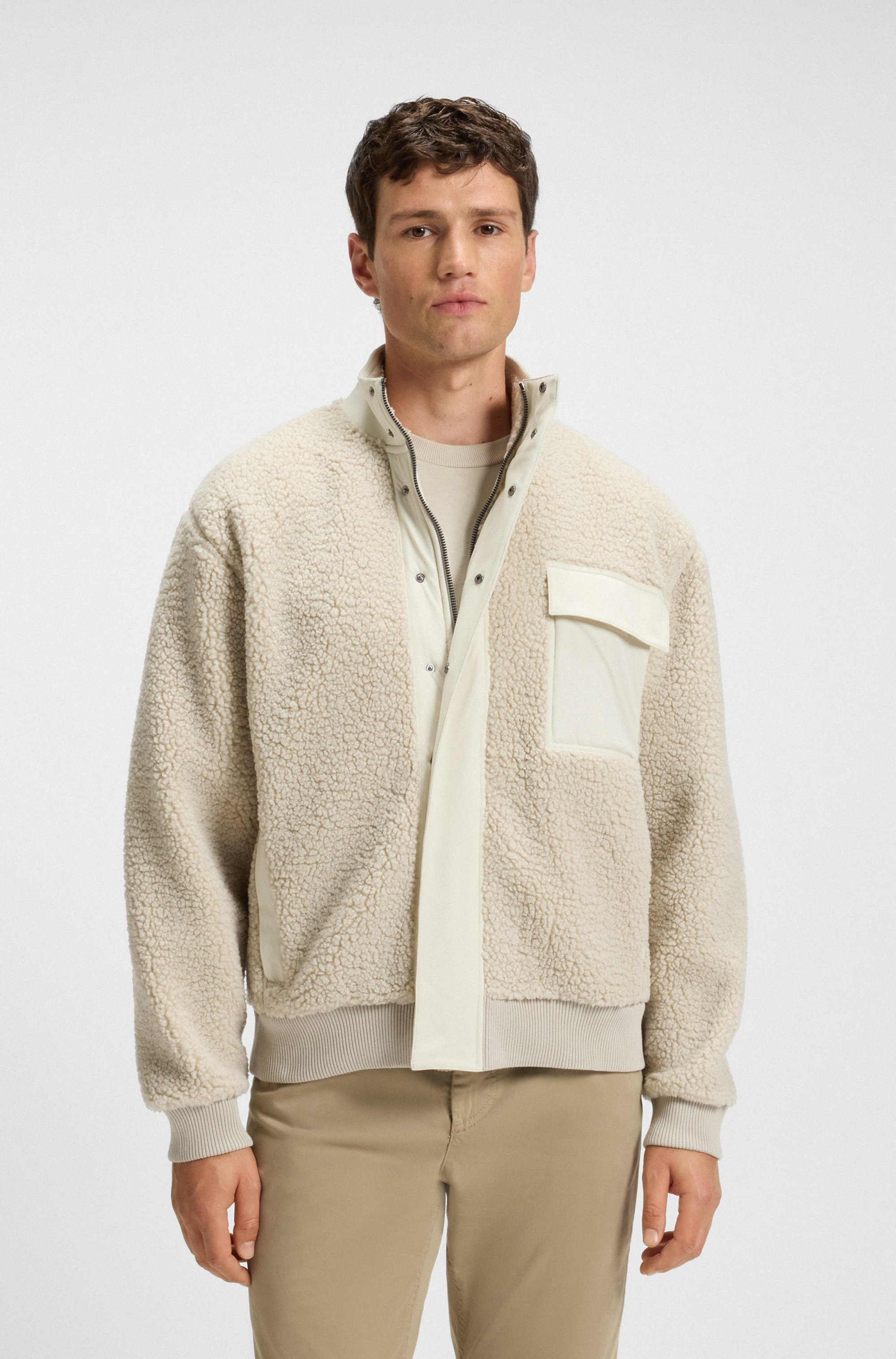 BOSS ORANGE Blouson »Ze cozysolid«