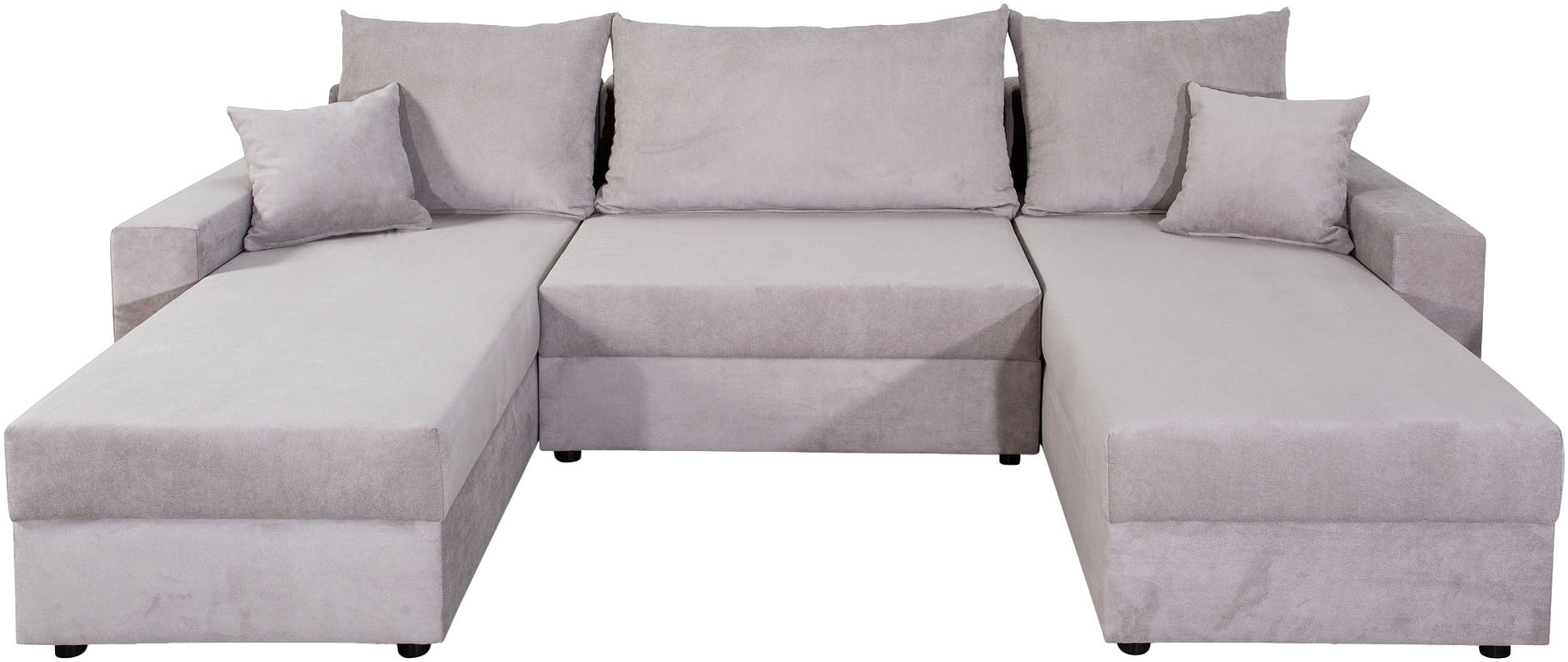 COLLECTION AB Wohnlandschaft »Pico U-Form«, Wohnlandschaft,2 X Ottomane,Polyätherschaum Polsterung
