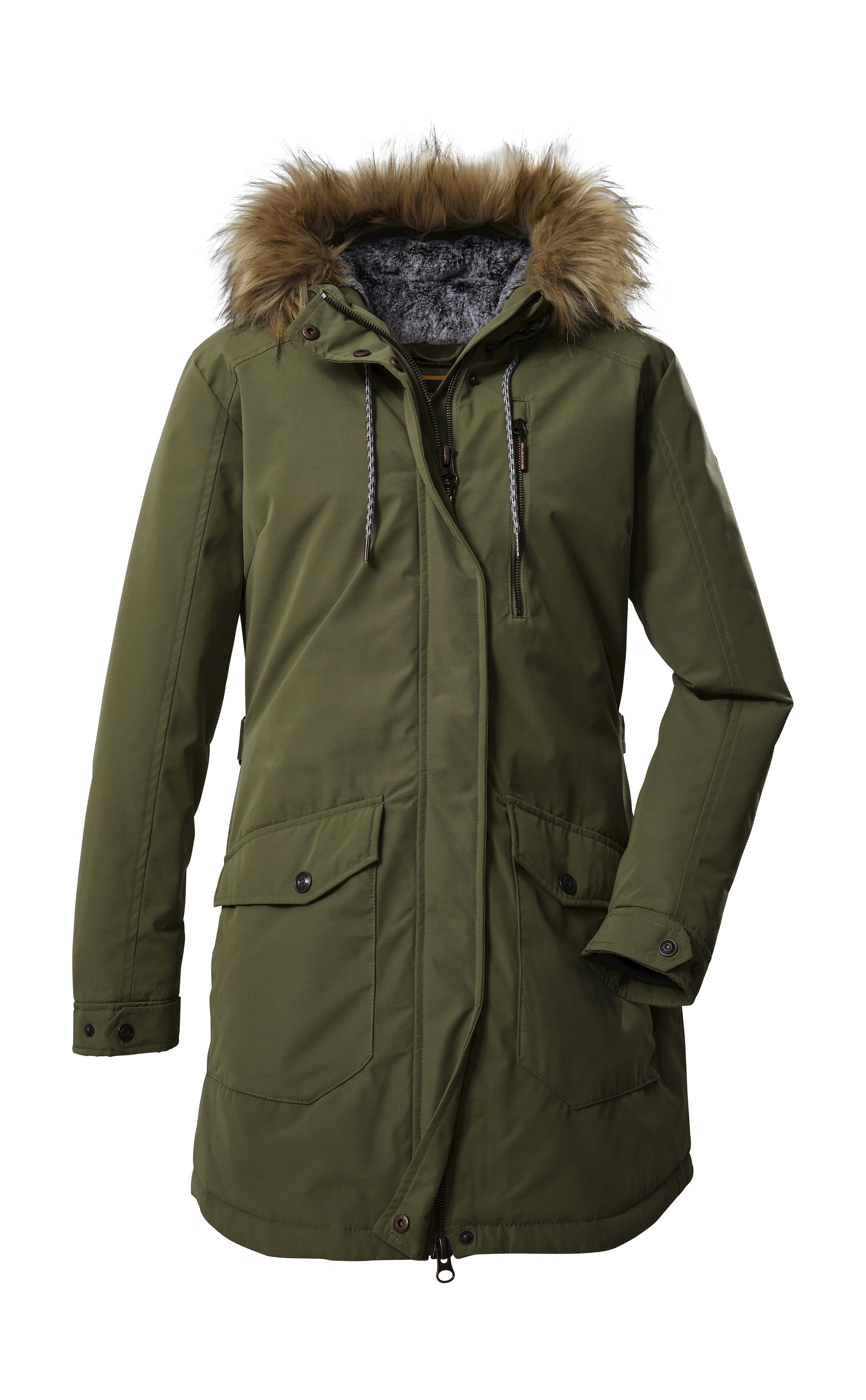 G.I.G.A. DX by killtec Parka »GW 7 WMN PRK« Sportlich eleganter Parka, wasserabweisend, abnehmbares Kunstfell