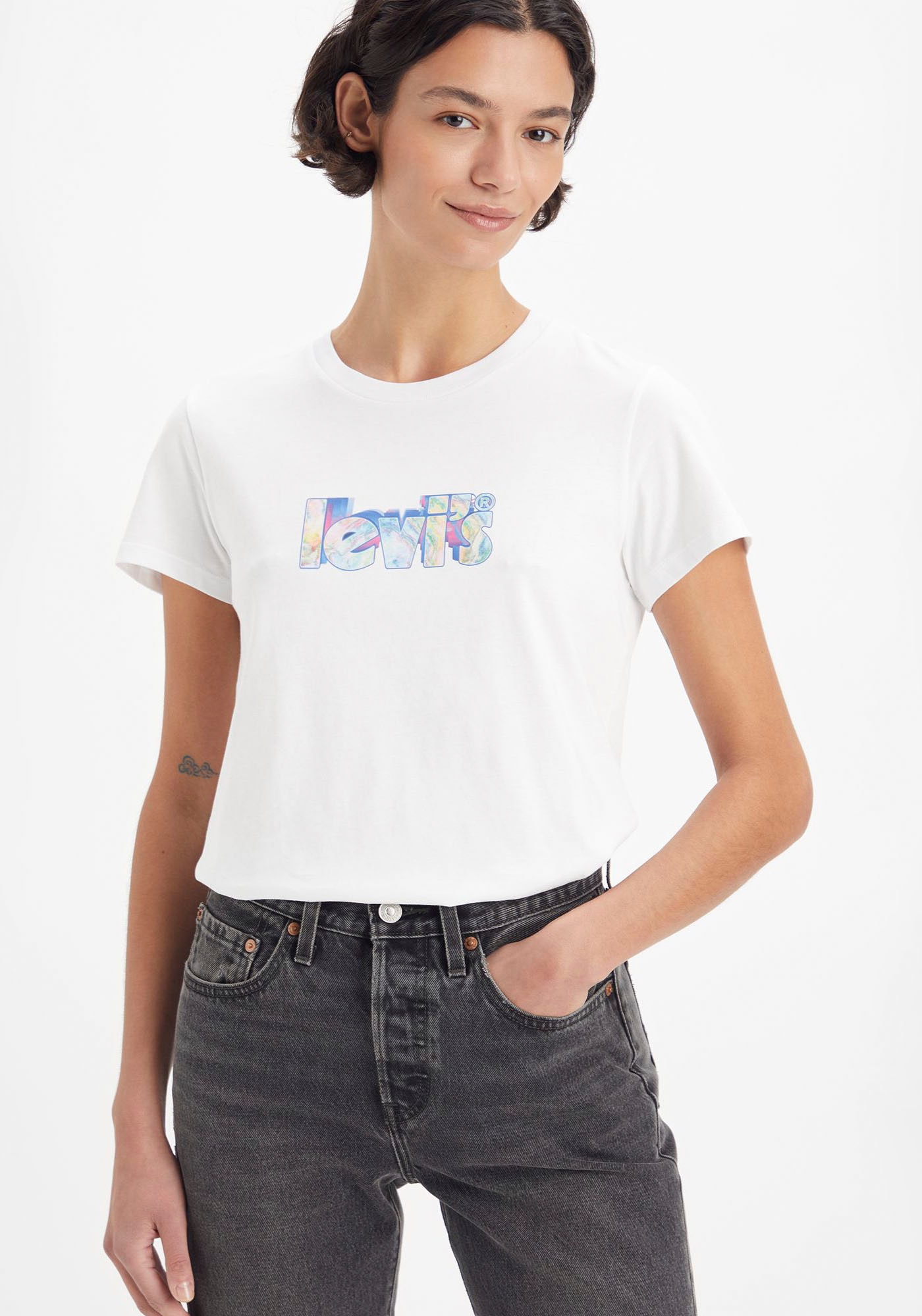 Levi\'s® T-Shirt »THE PERFECT TEE« online shoppen | Jelmoli-Versand | V-Shirts