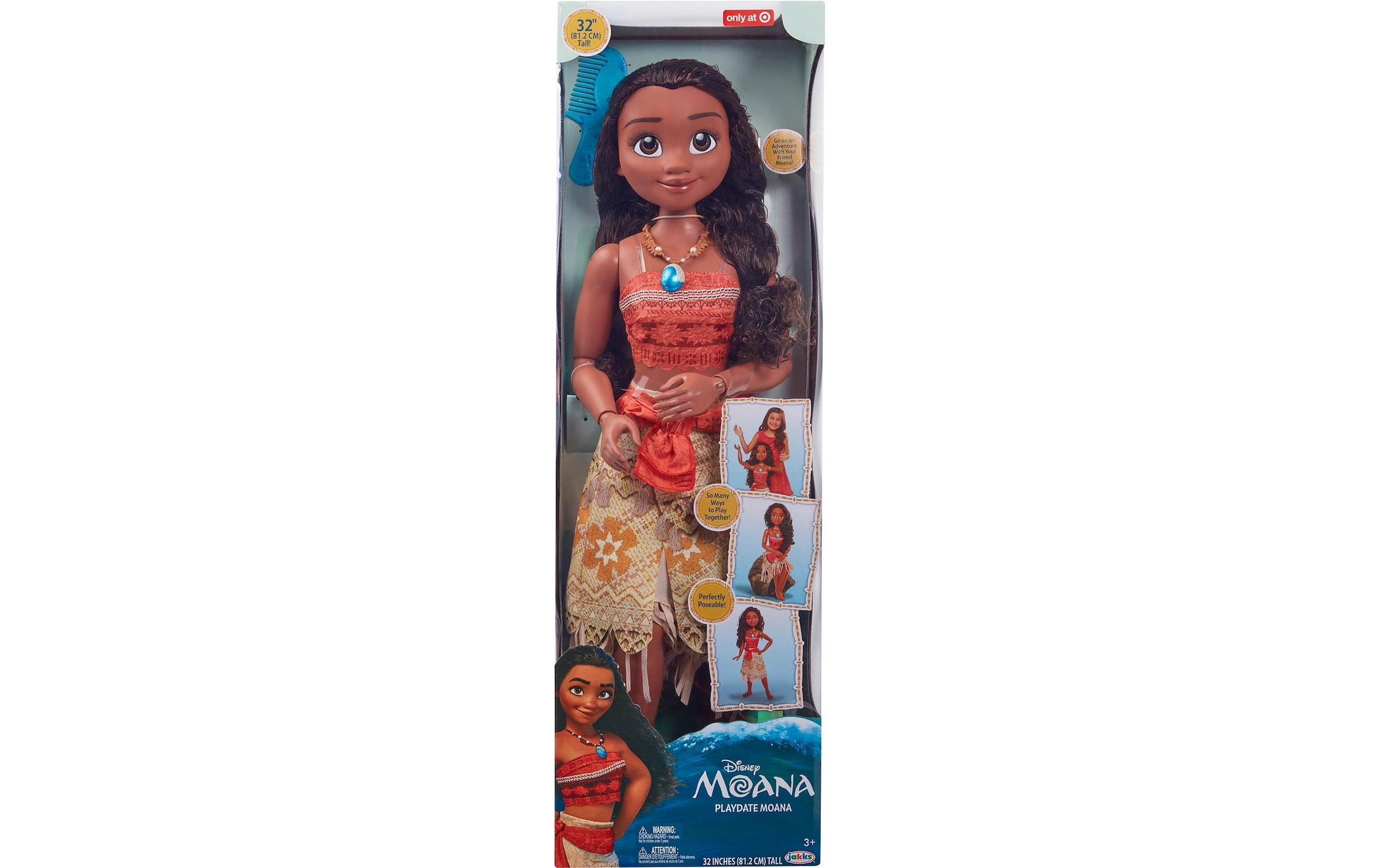 Jakks Pacific Anziehpuppe »Disney Princess Vaiana 80 cm«