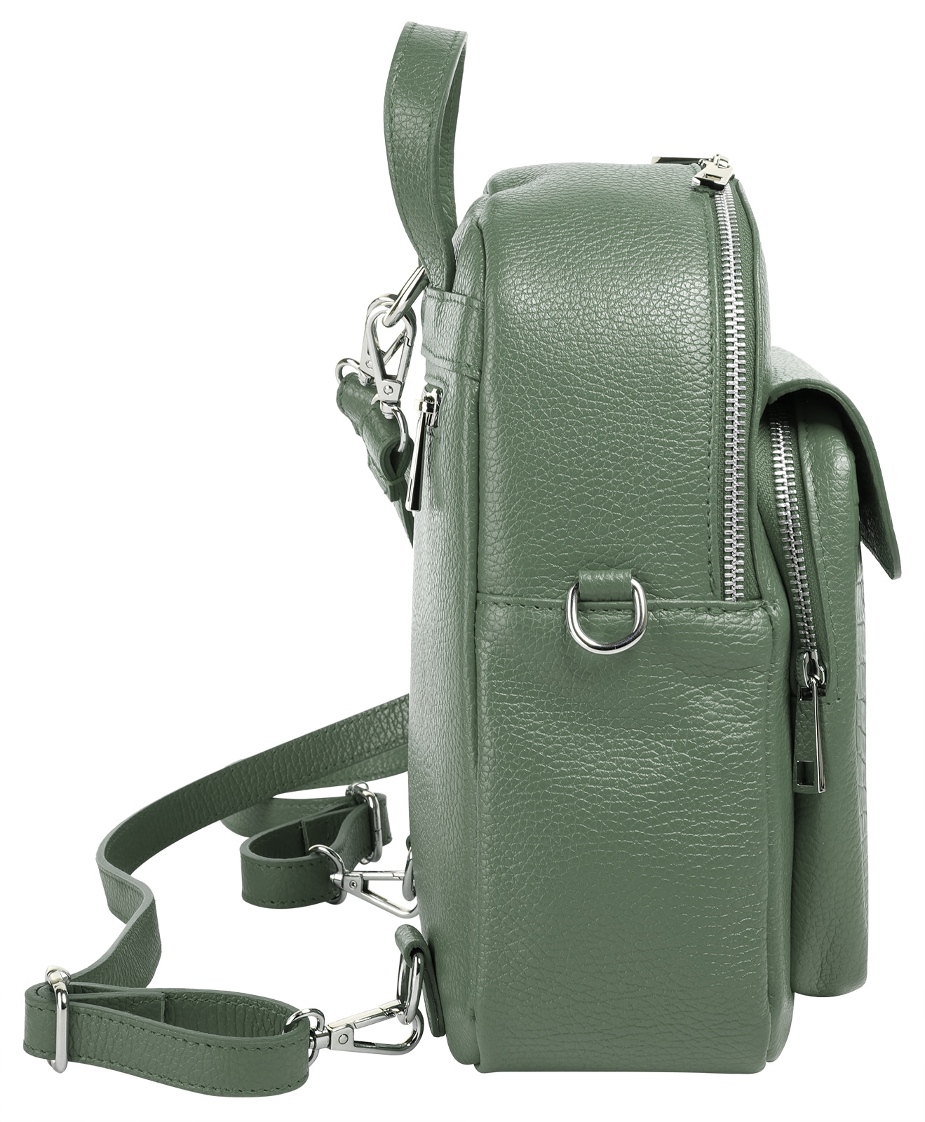 Cluty Cityrucksack, echt Leder, Made in Italy